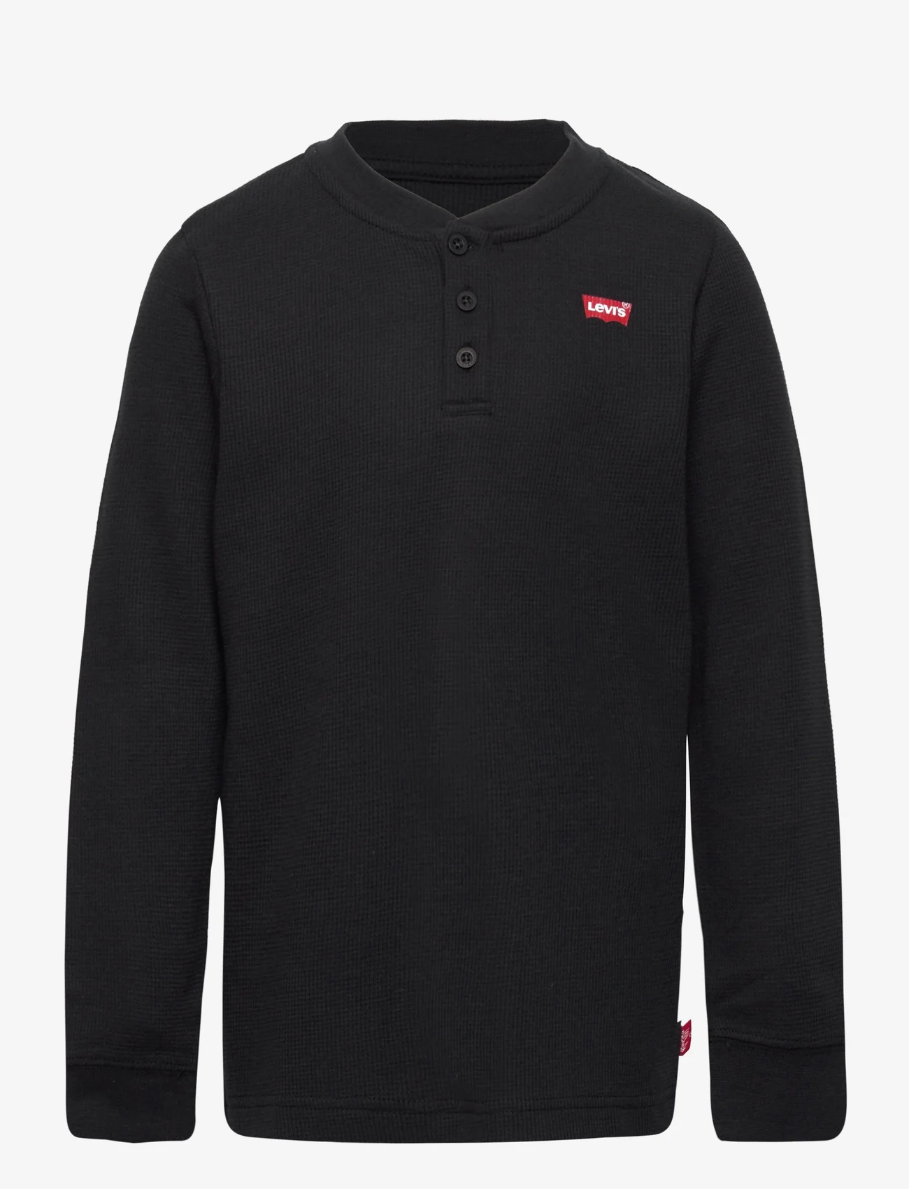 Levi's - Levi's® Thermal Crew Knit Top - langermede t-skjorter - black - 0
