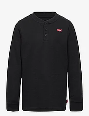 Levi's - Levi's® Thermal Crew Knit Top - langærmede t-shirts - black - 0