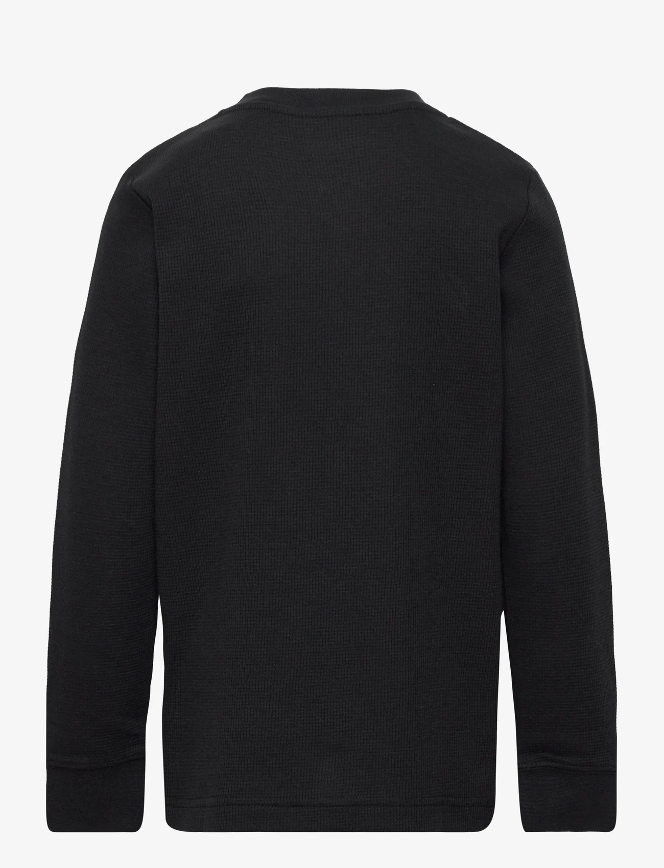 Levi's - Levi's® Thermal Crew Knit Top - langermede t-skjorter - black - 1
