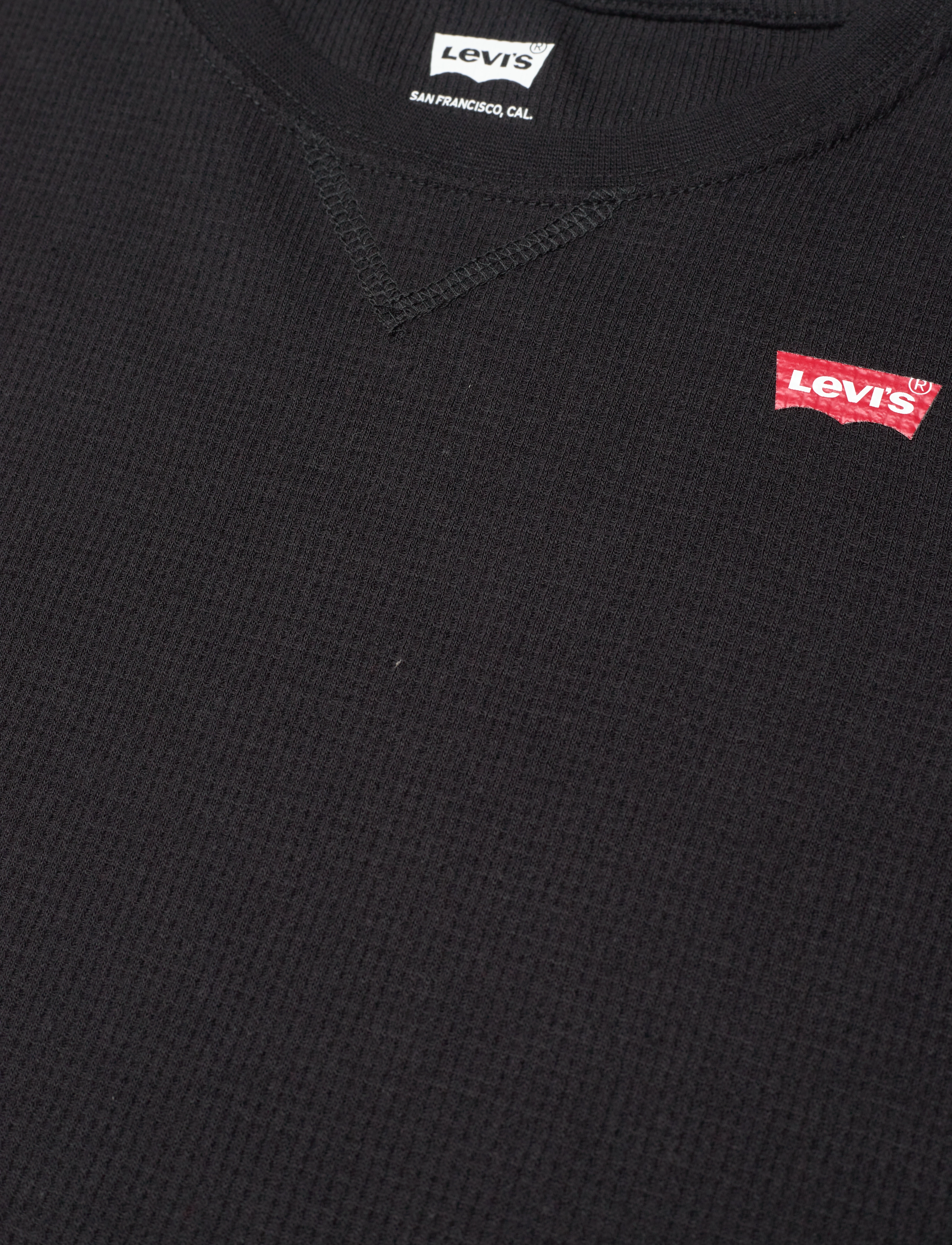 Levi's - LK-L/S KNIT TOP - pitkähihaiset t-paidat - black - 2