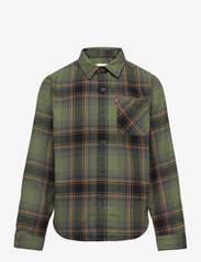 Levi's® Plaid Flannel Pocket Shirt - GREEN
