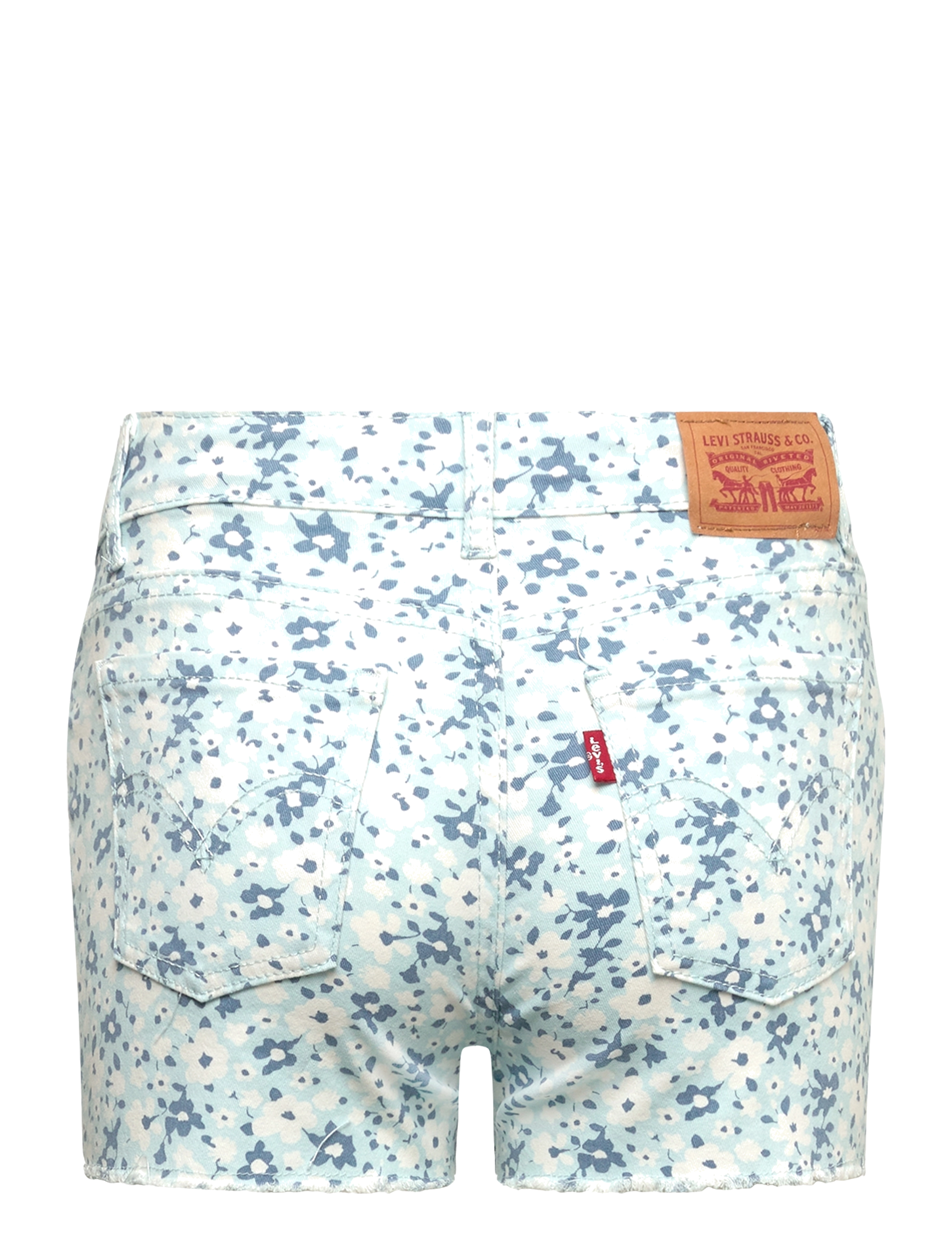 Levi's - Levi's Printed Girlfriend Shorts - blue - 1