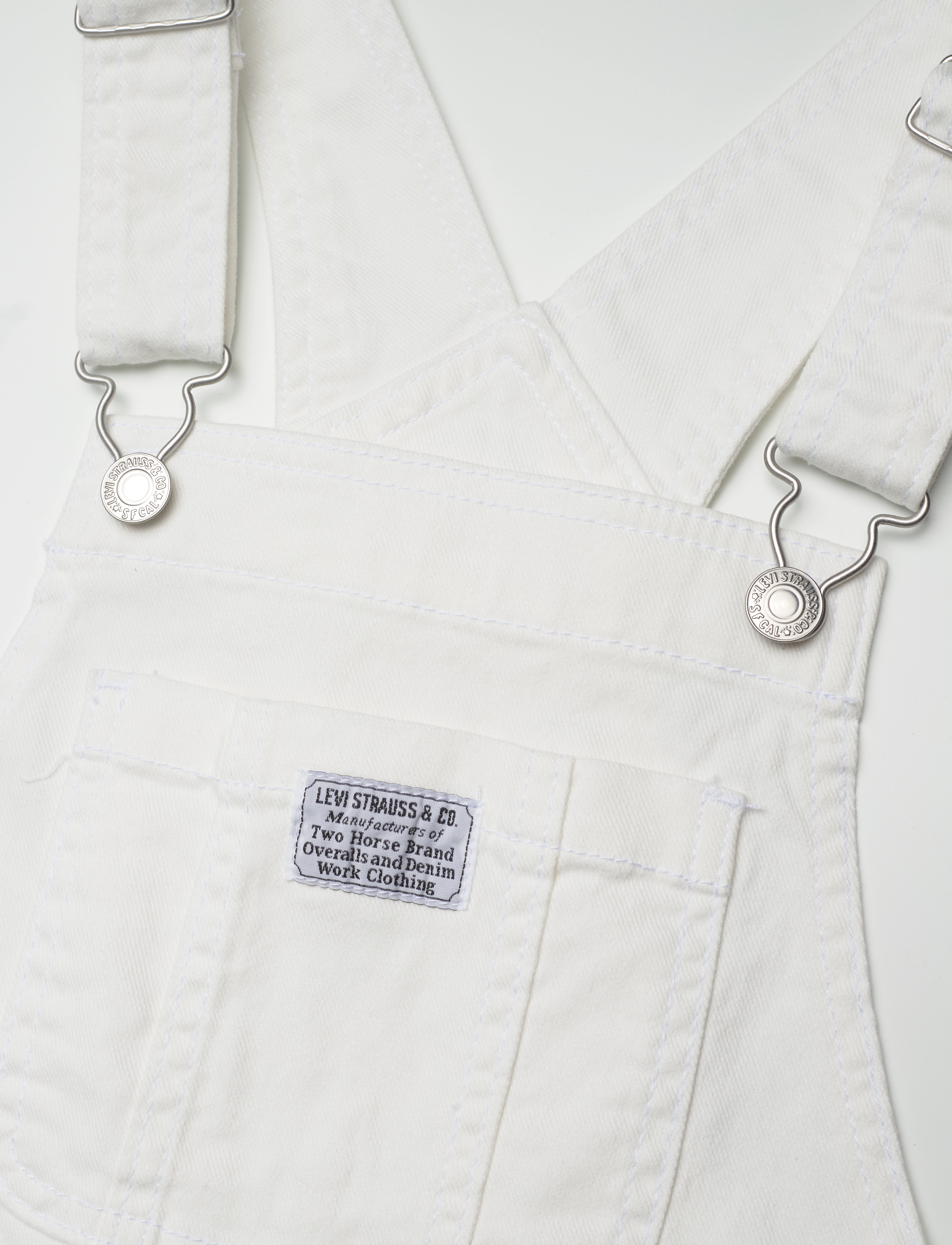 Levi's - Levi's Classic Shortalls - white - 2