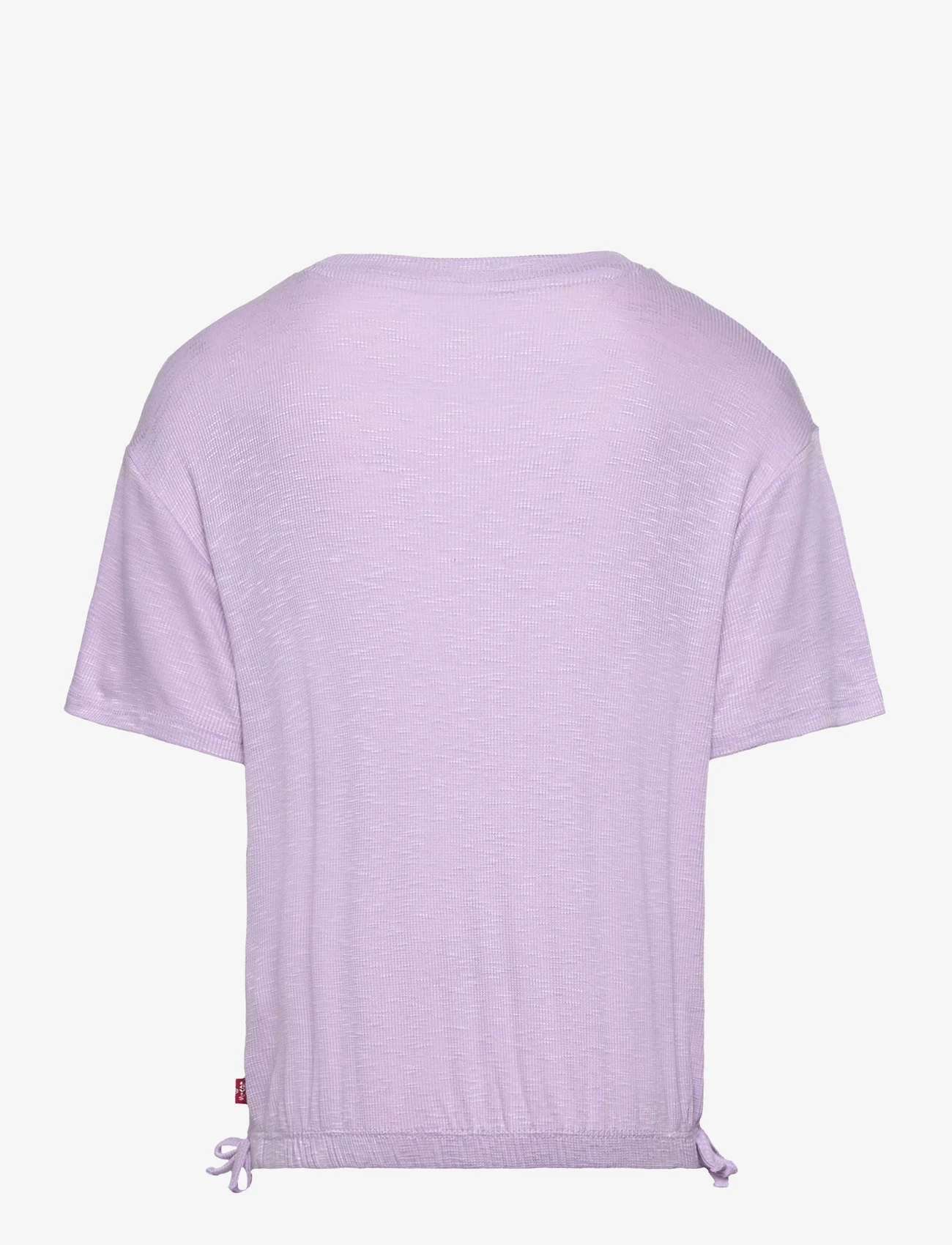 Levi's - Levi's Meet and Greet Cinched Top - kortærmede t-shirts - pink - 1