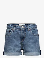 Levi's Cuffed Girlfriend Shorts - BLUE