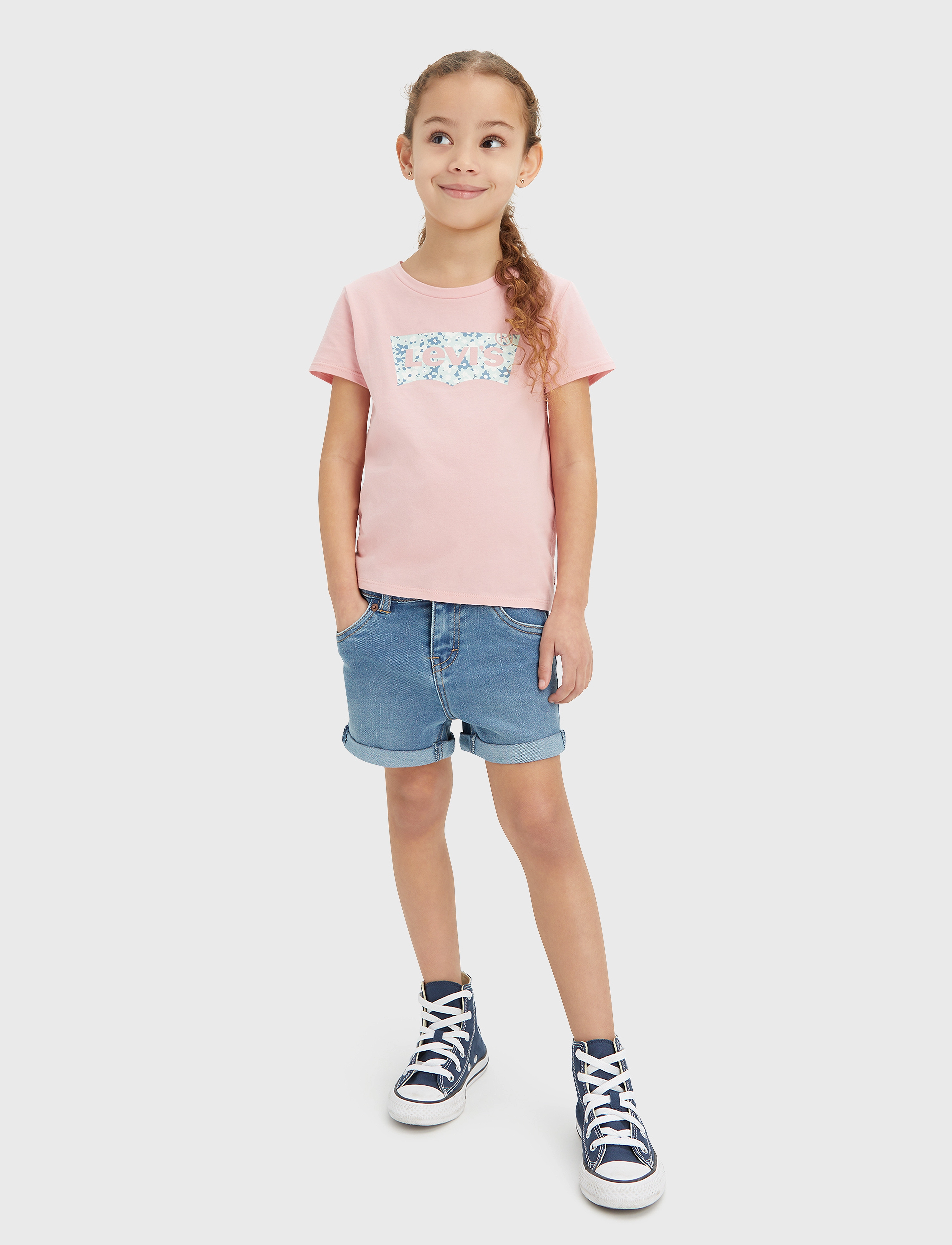 Levi's - Levi's Cuffed Girlfriend Shorts - blue - 2