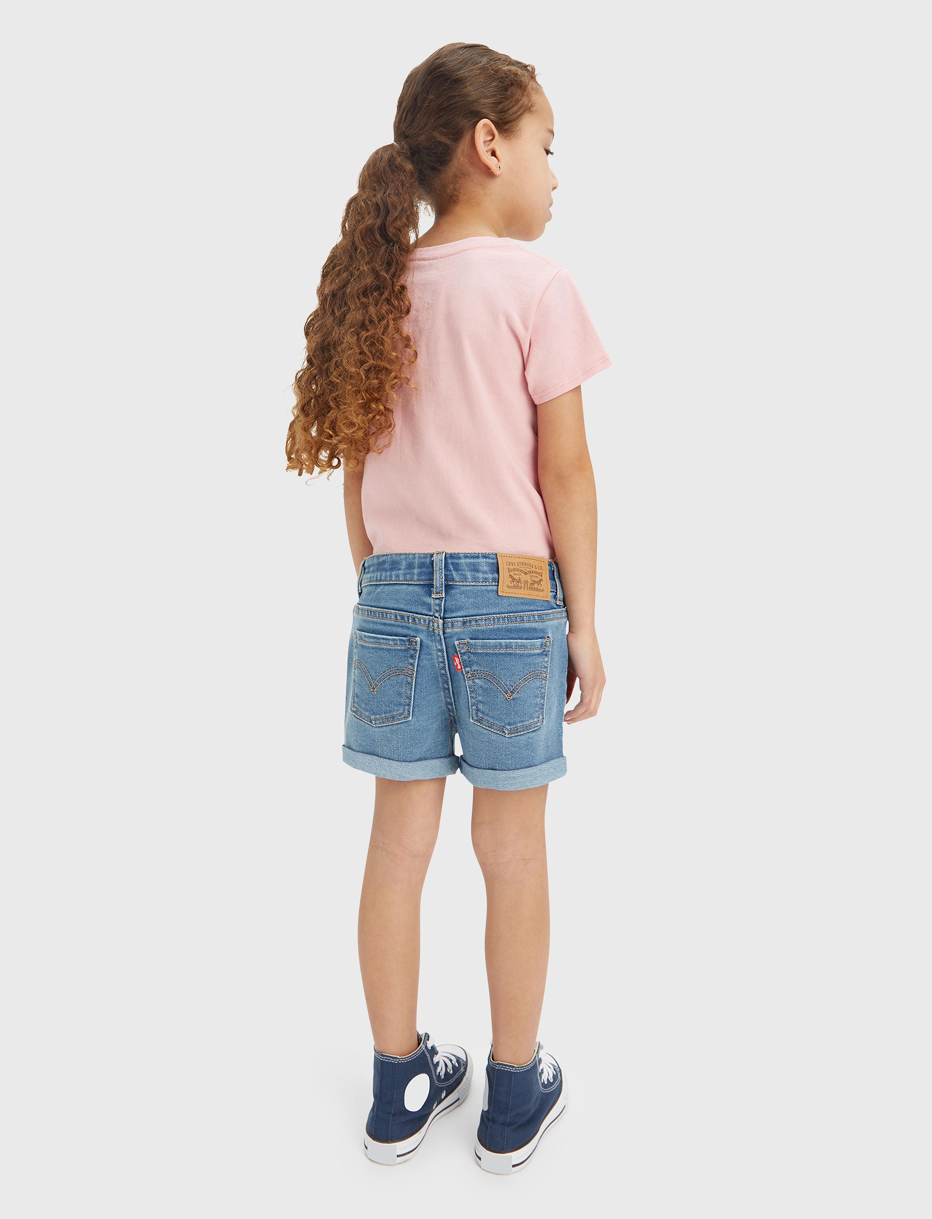 Levi's - Levi's Cuffed Girlfriend Shorts - blue - 3