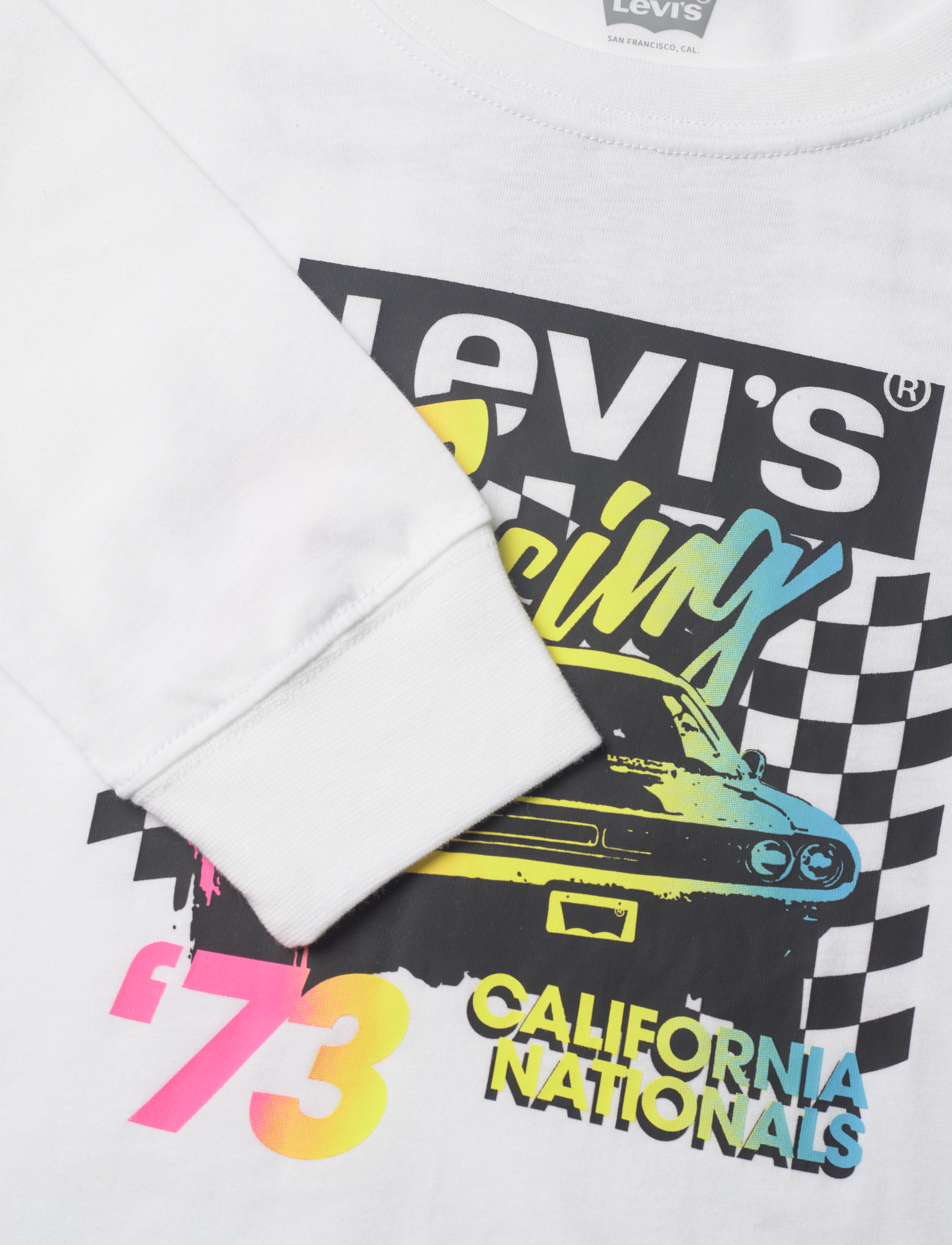 Levi's - Levi's Racing Box Tab Tee - white - 2