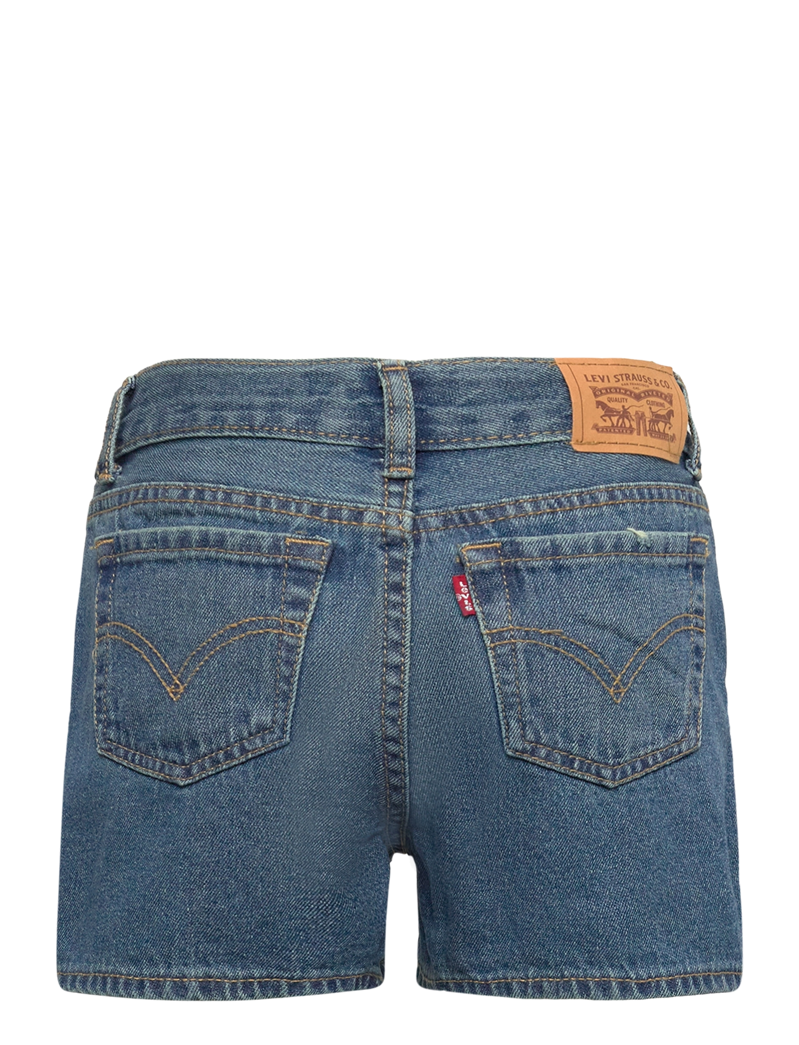 Levi's - Levi's Folded Mini Mom Shorts - middle blue - 1