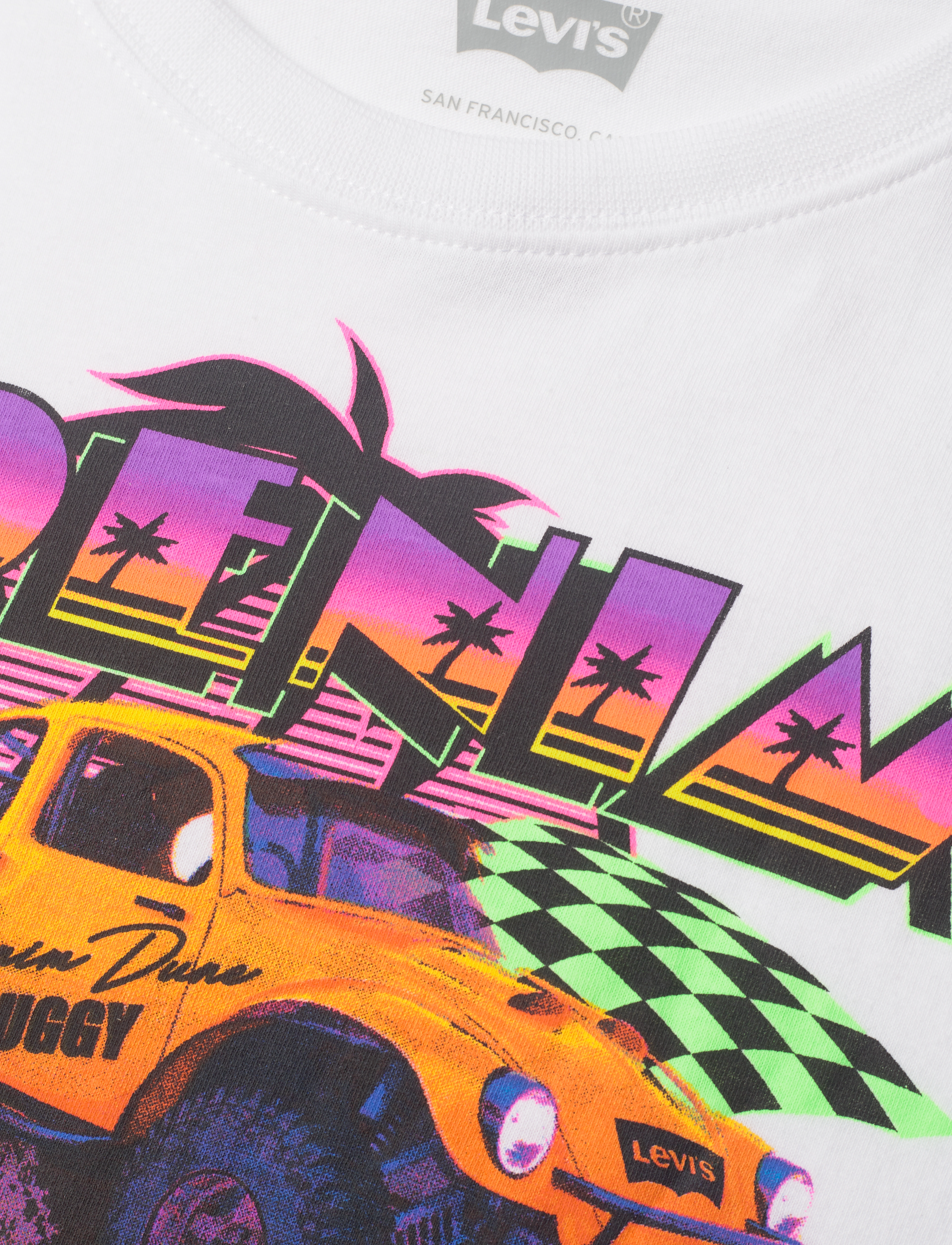 Levi's - Levi's Retro Car Tee - white - 2