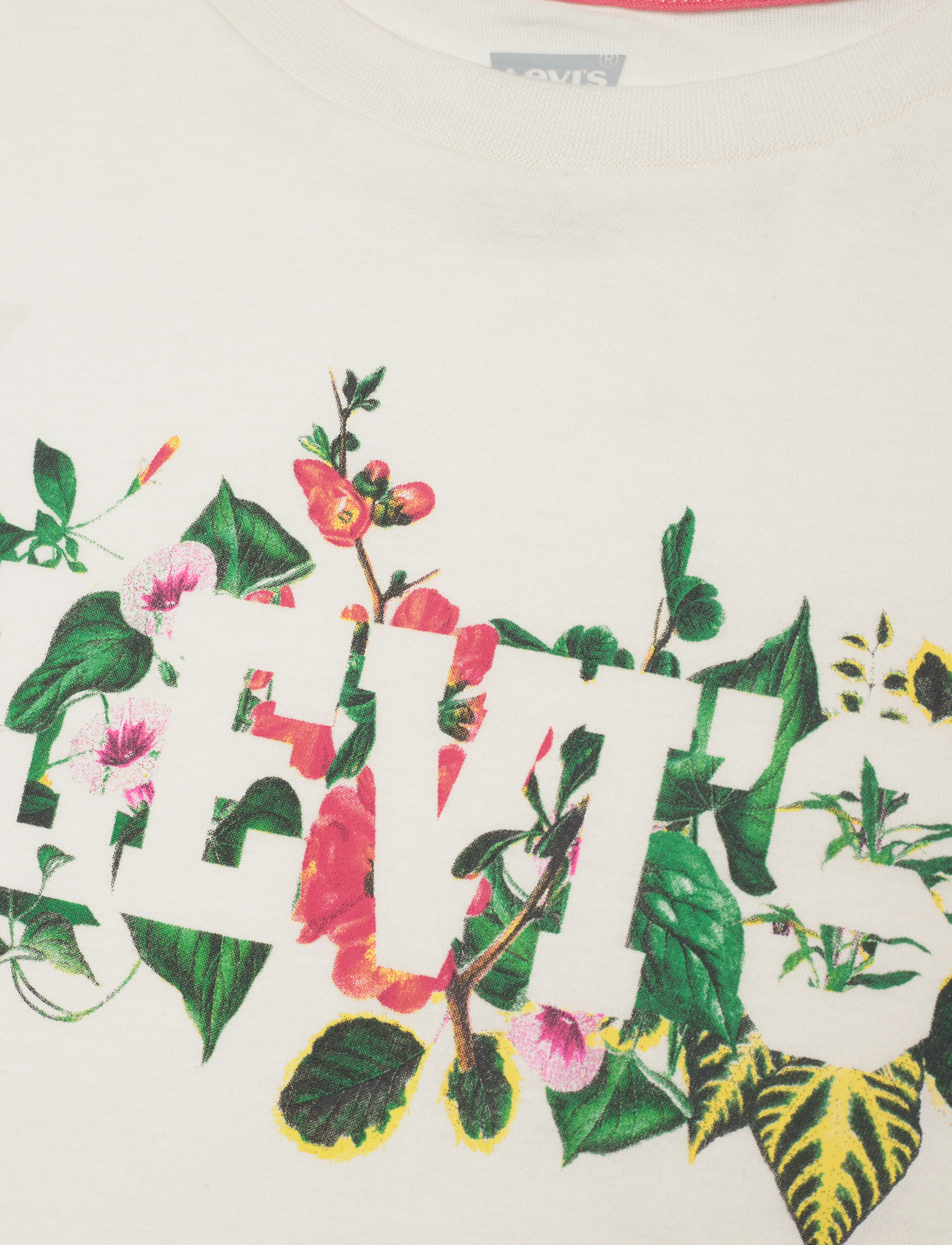 Levi's - Levi's Oversized Tropical Tee - white - 2