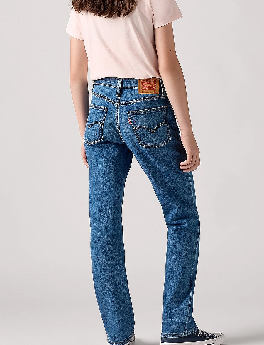 Levi's - Levi's 501® Original Fit Slim Jeans - alt kitsenevad teksad - blue2 - 3