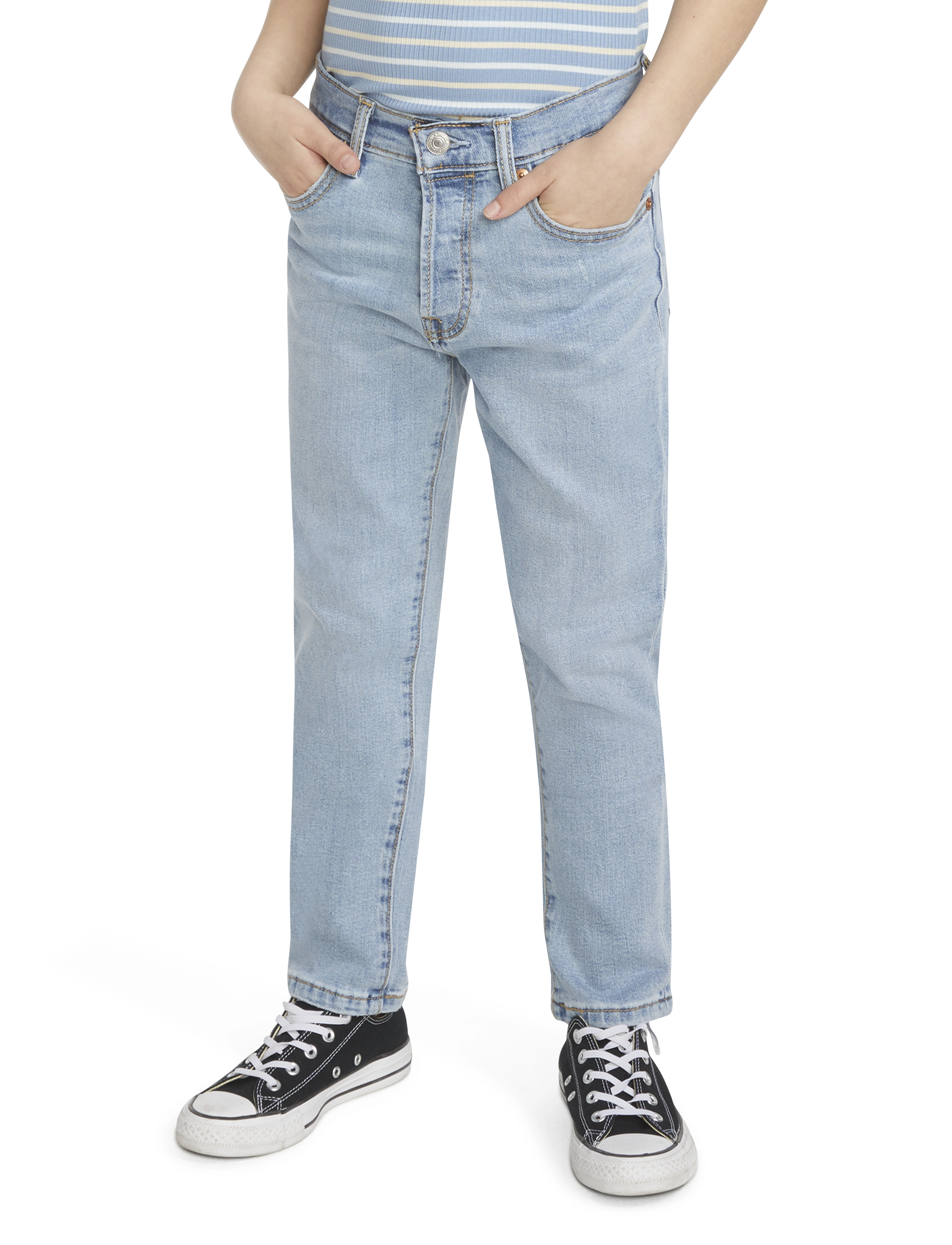 Levi's - LVG 501 ORIGINAL JEANS / LVG 501 ORIGINAL JEANS - laisvo kirpimo džinsai - blue - 2