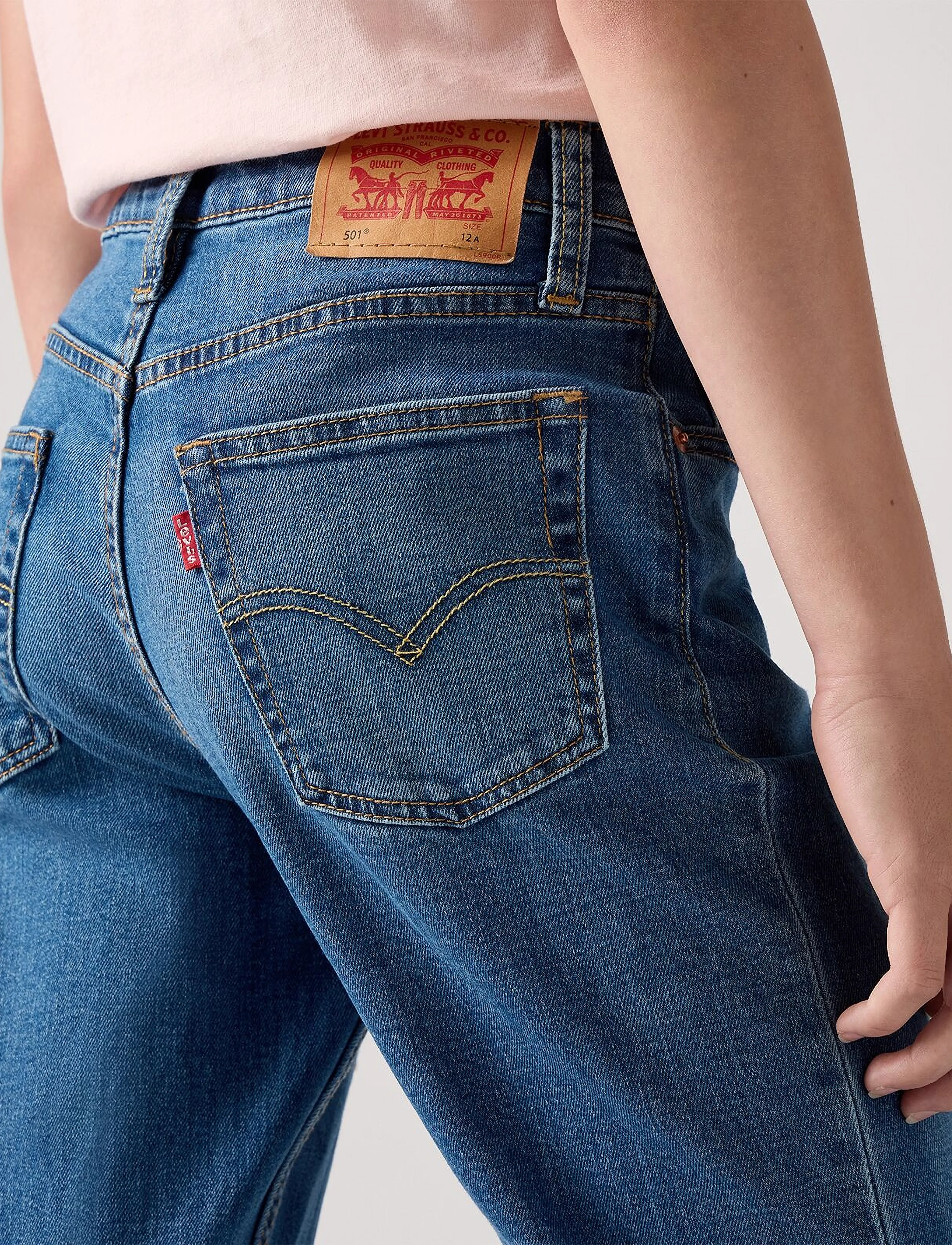 Levi's - LVG 501 ORIGINAL JEANS / LVG 501 ORIGINAL JEANS - jeans - blue - 4