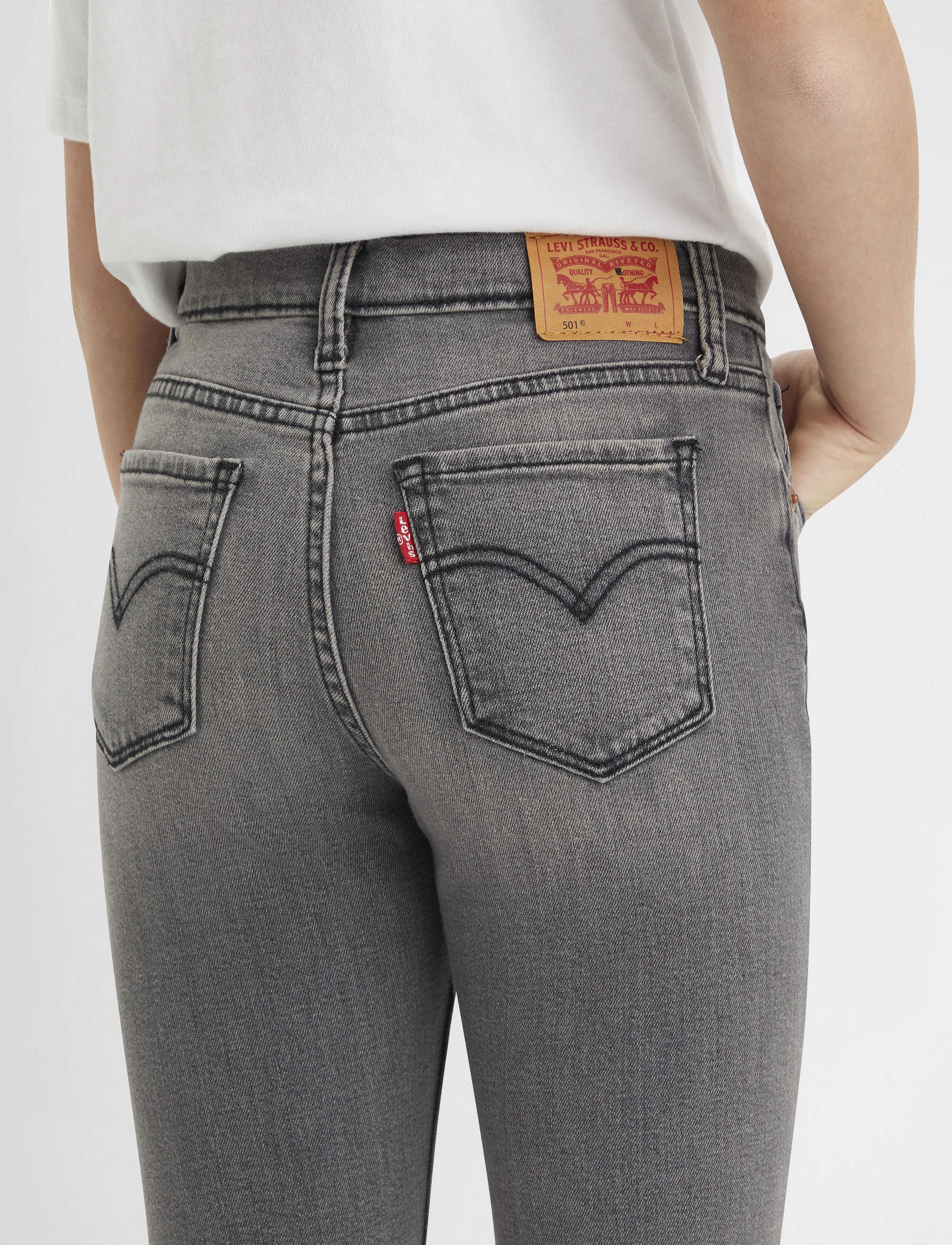 Levi's - LVG 501 ORIGINAL JEANS / LVG 501 ORIGINAL JEANS - tapered jeans - grey - 4