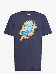 Levi's - Levi's Popsicle Tee - kortärmade t-shirts - blue - 0