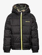 Levi's® Reversible Puffer Jacket - BLACK