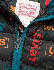 Levi's - Levi's® Core Printed Puffer Jacket - dunjakker & forede jakker - blue - 2