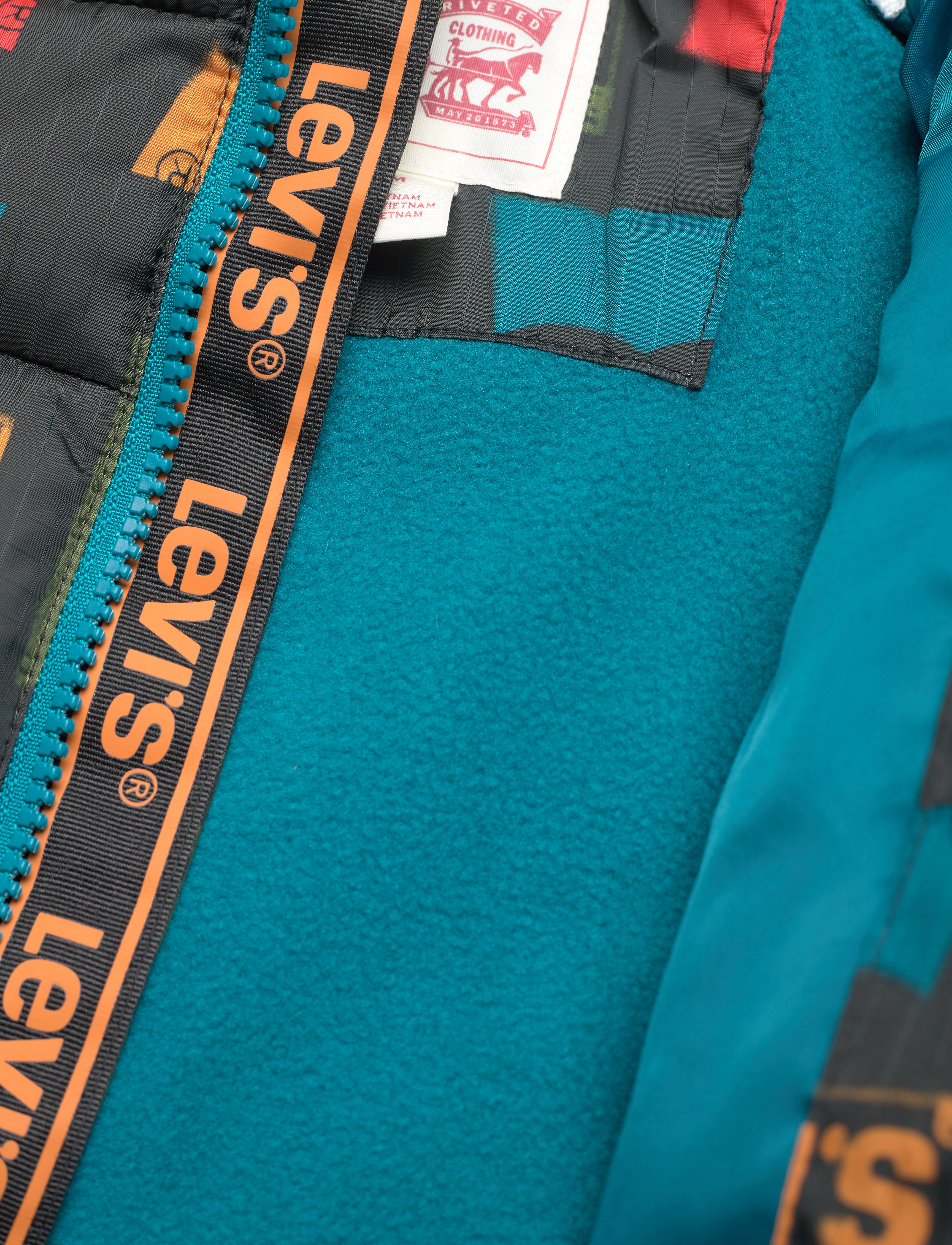 Levi's - Levi's® Core Printed Puffer Jacket - blue - 4