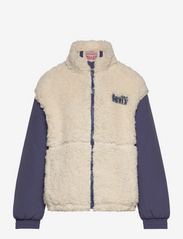 Levi's® Boxy Fit Sherpa Jacket - WHITE
