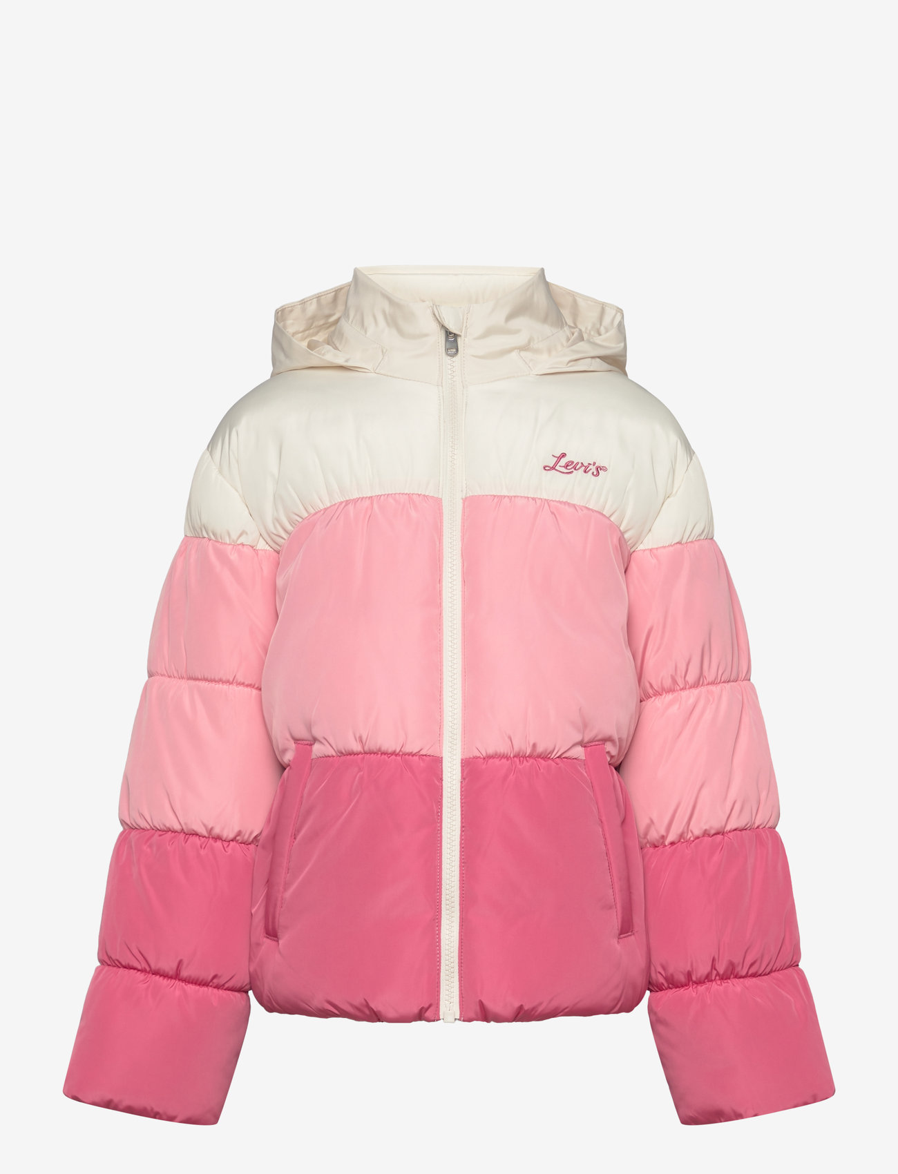 Levi's - COLOR BLOCK PUFFER / LVG COLOR BLOCK PUFFER - pink - 0