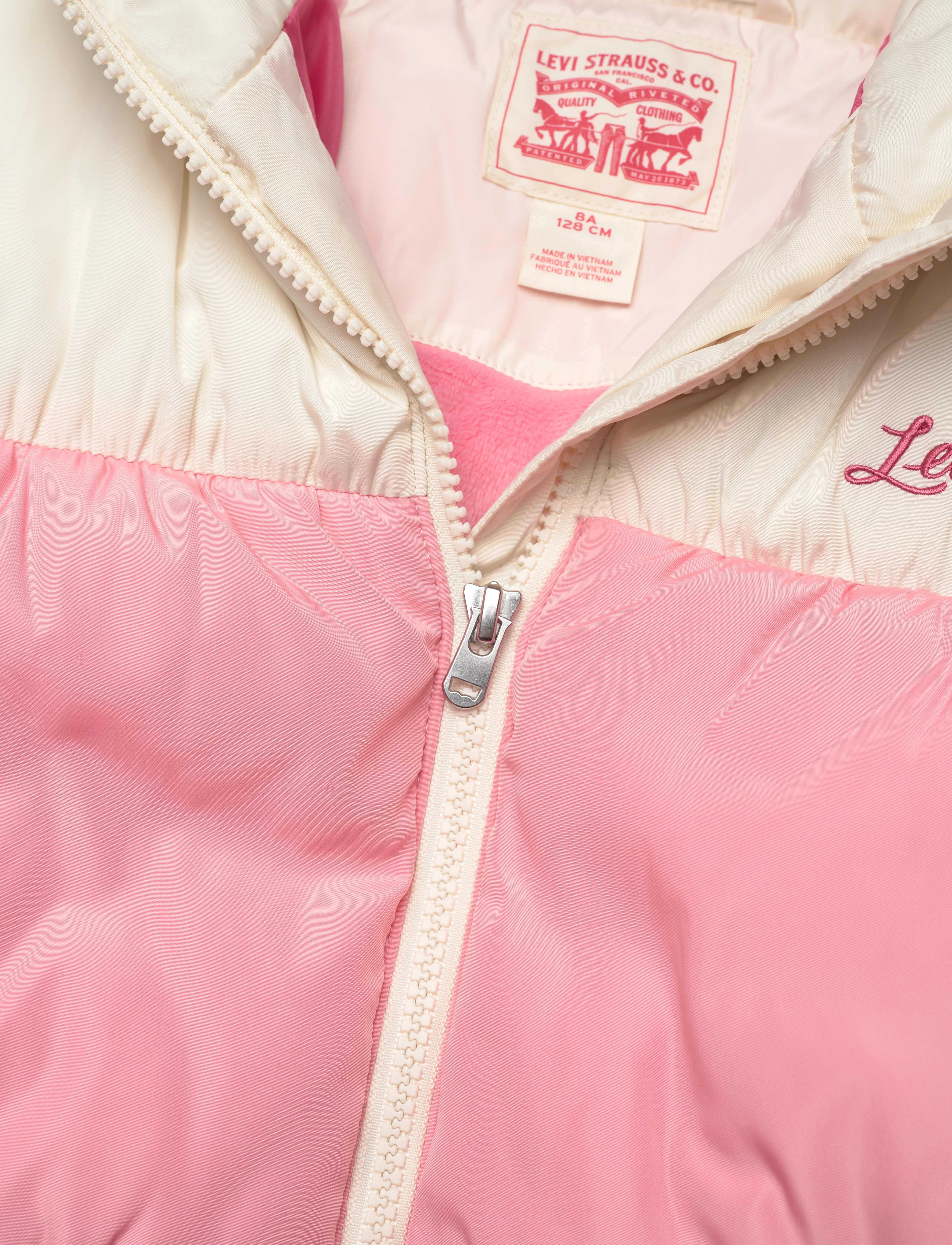 Levi's - COLOR BLOCK PUFFER / LVG COLOR BLOCK PUFFER - pink - 2