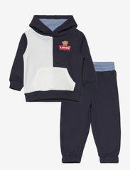 Levi's ® Colorblocked Zip Hoodie and Joggers Set - BLUE