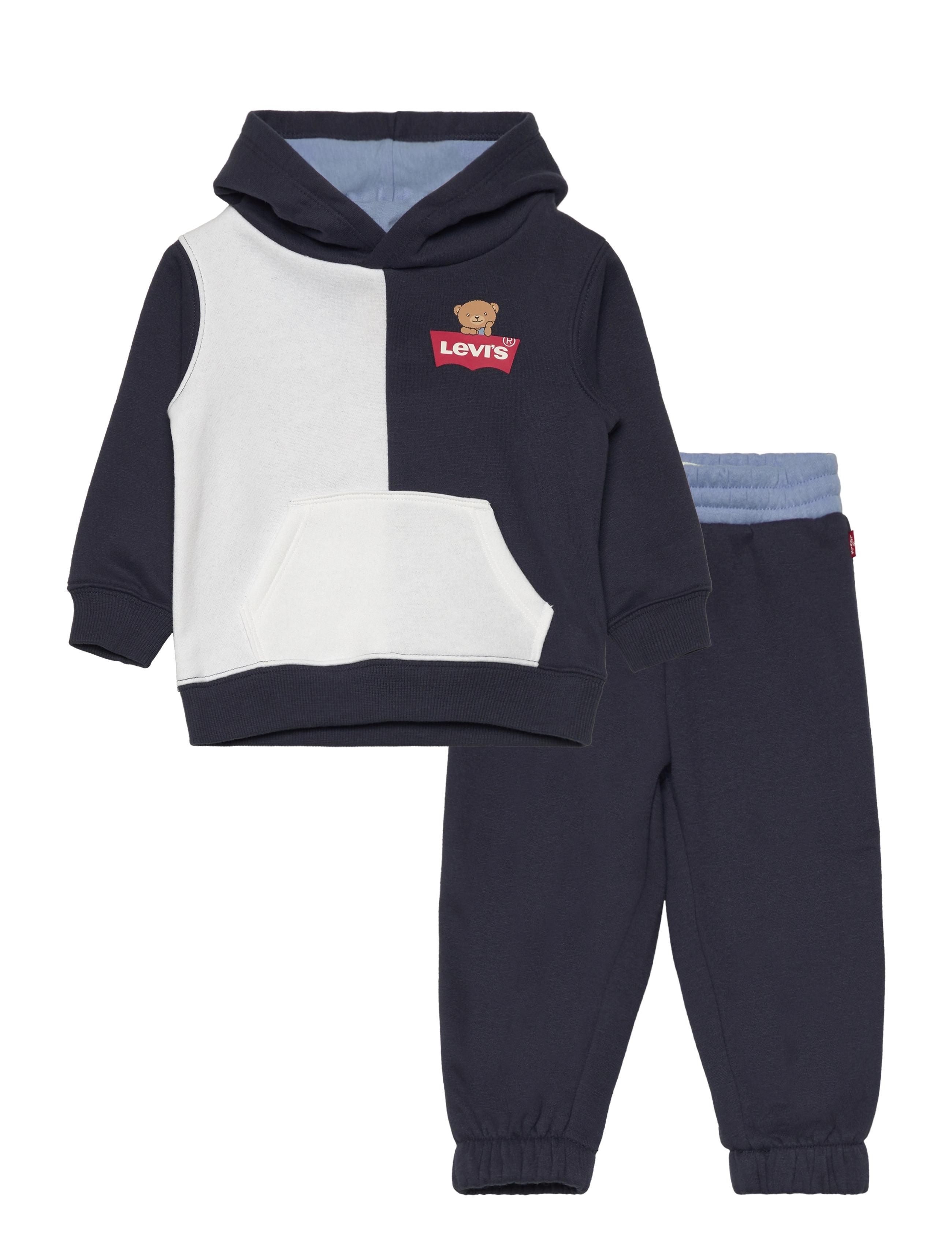 Levi's - Levi's ® Colorblocked Zip Hoodie and Joggers Set - blue - 0