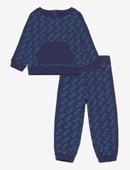 Levi's - Levi's ® Printed Crewneck and Joggers Set - sweatsuits - blue - 0