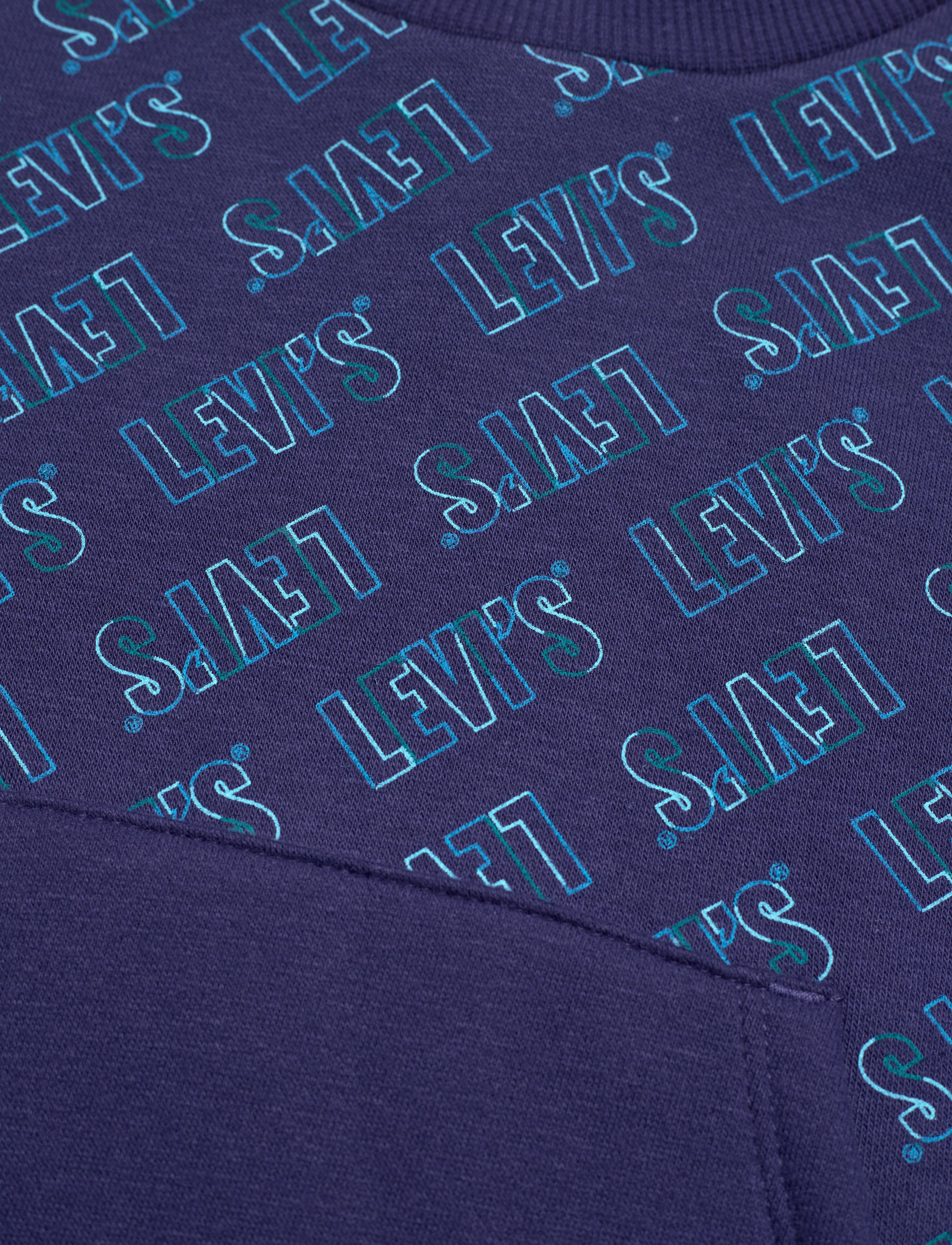 Levi's - Levi's ® Printed Crewneck and Joggers Set - blue - 4