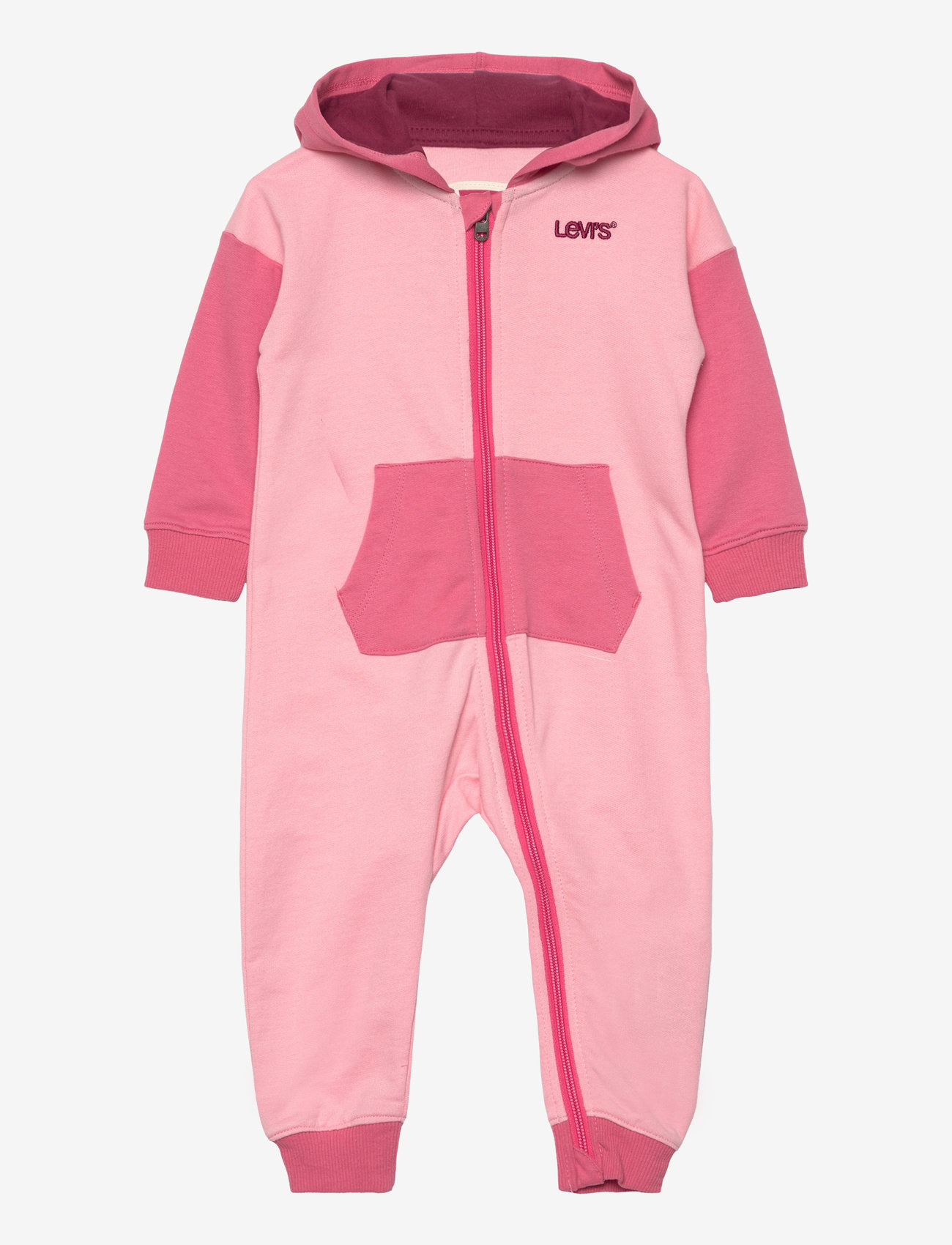Levi's - Levi's® Colorblocked Hooded Coverall - byxdress - pink - 0
