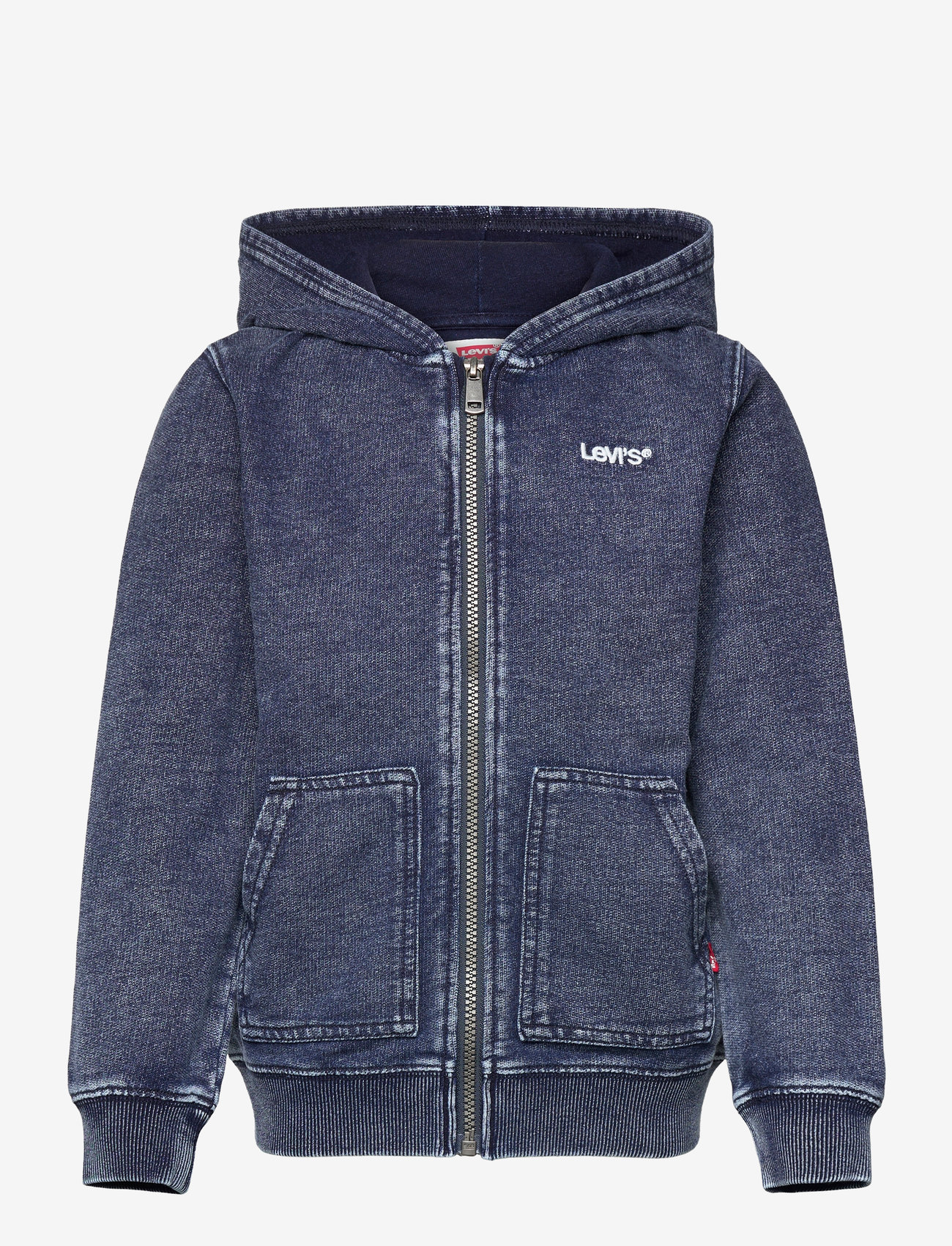 Levi's - Levi's® Logo Indigo Full Zip Hoodie - džemperi ar kapuci - blue - 0