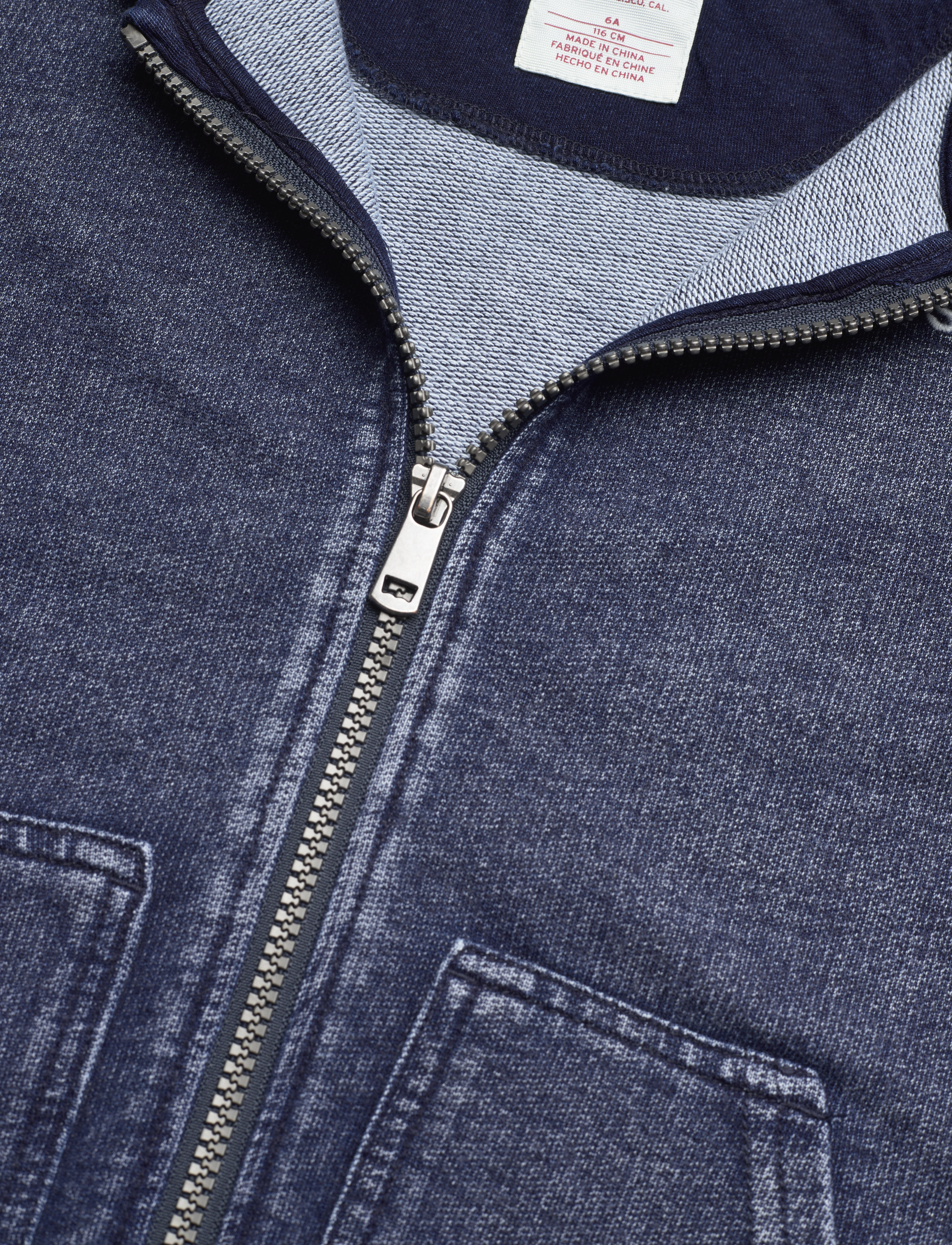 Levi's - Levi's® Logo Indigo Full Zip Hoodie - blue - 2
