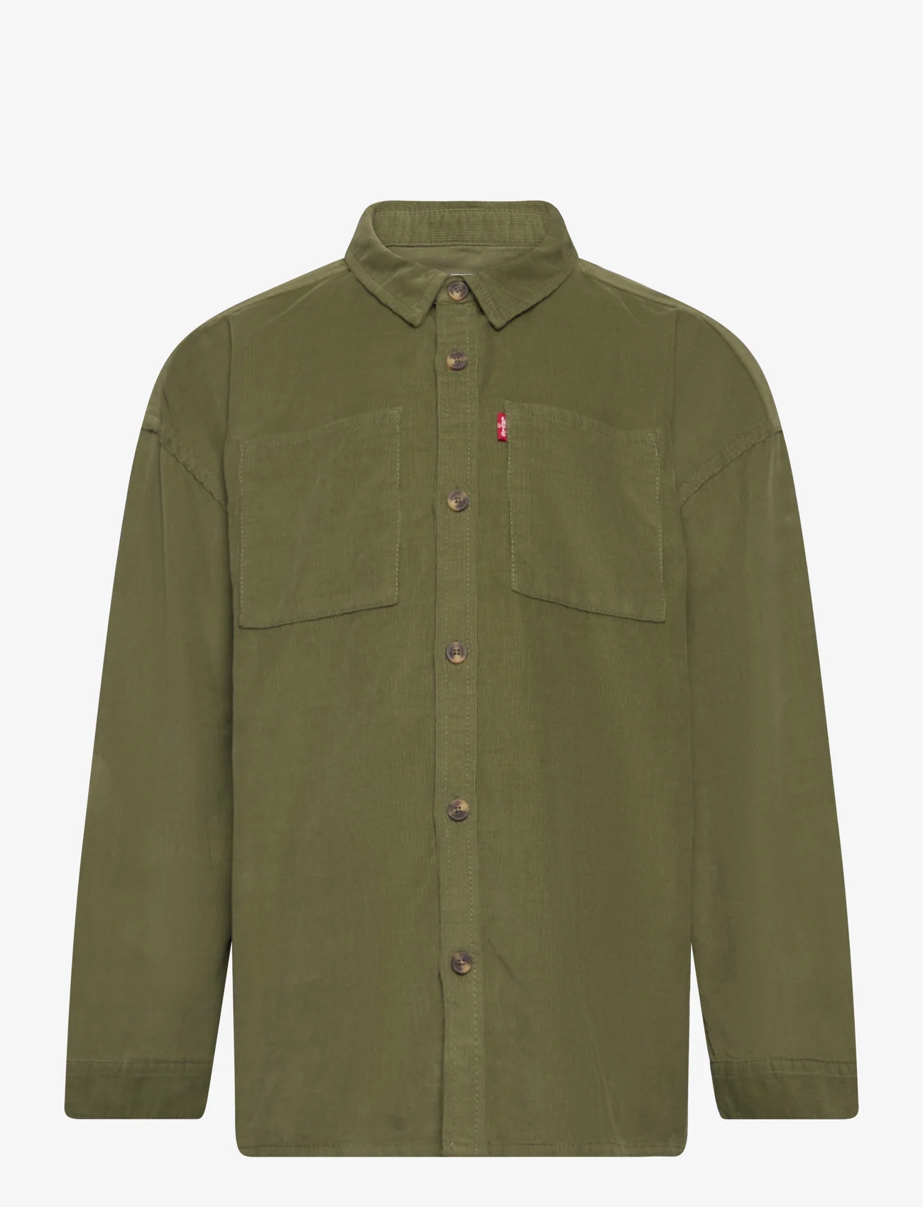 Levi's - Levi's® Corduroy Button Up Shirt - long-sleeved shirts - green - 0