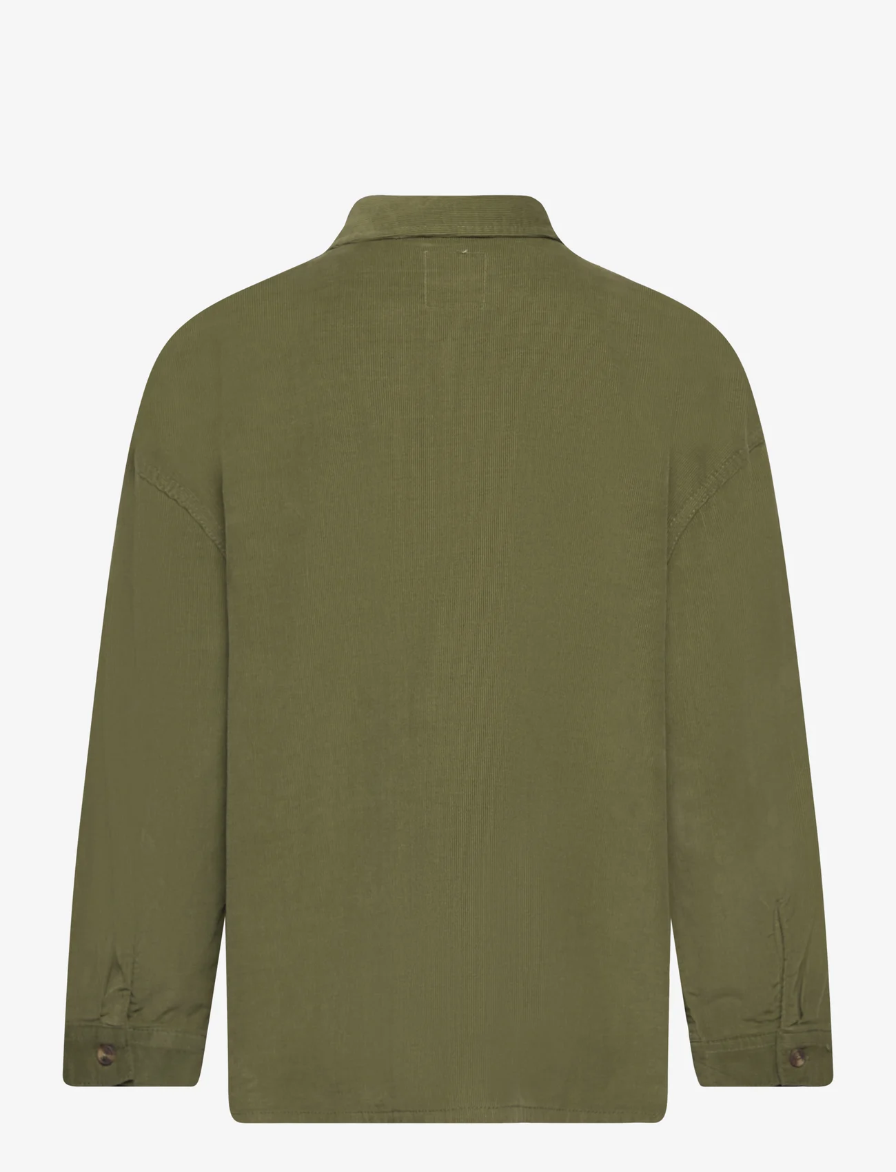 Levi's - Levi's® Corduroy Button Up Shirt - långärmade skjortor - green - 1