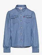 Levi's® Full Sleeve Western Denim Shirt - BLUE