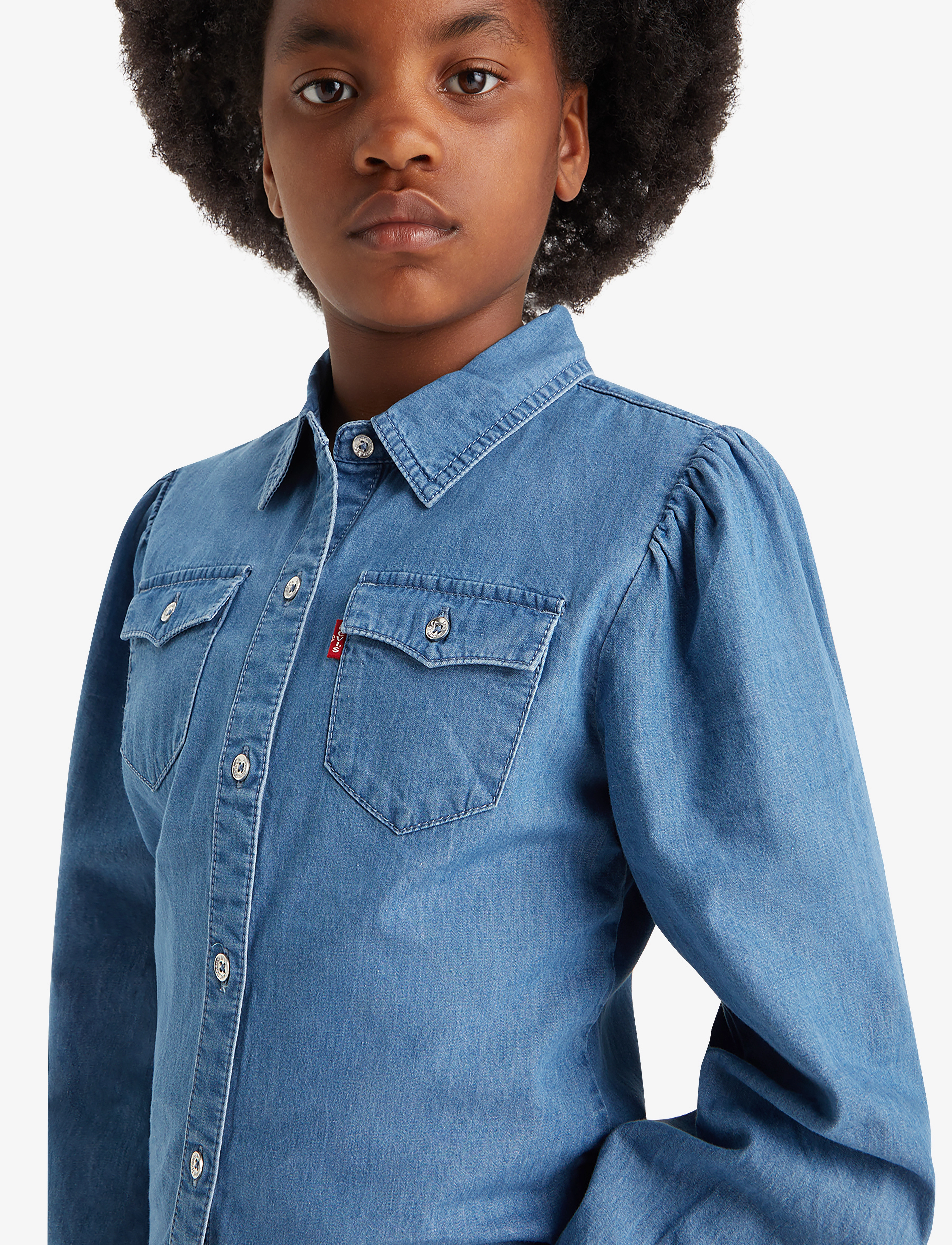 Levi's - LVG FULL SLV WESTERN DENIM SHI / LVG FULL SLV WESTERN DENIM - blue - 4