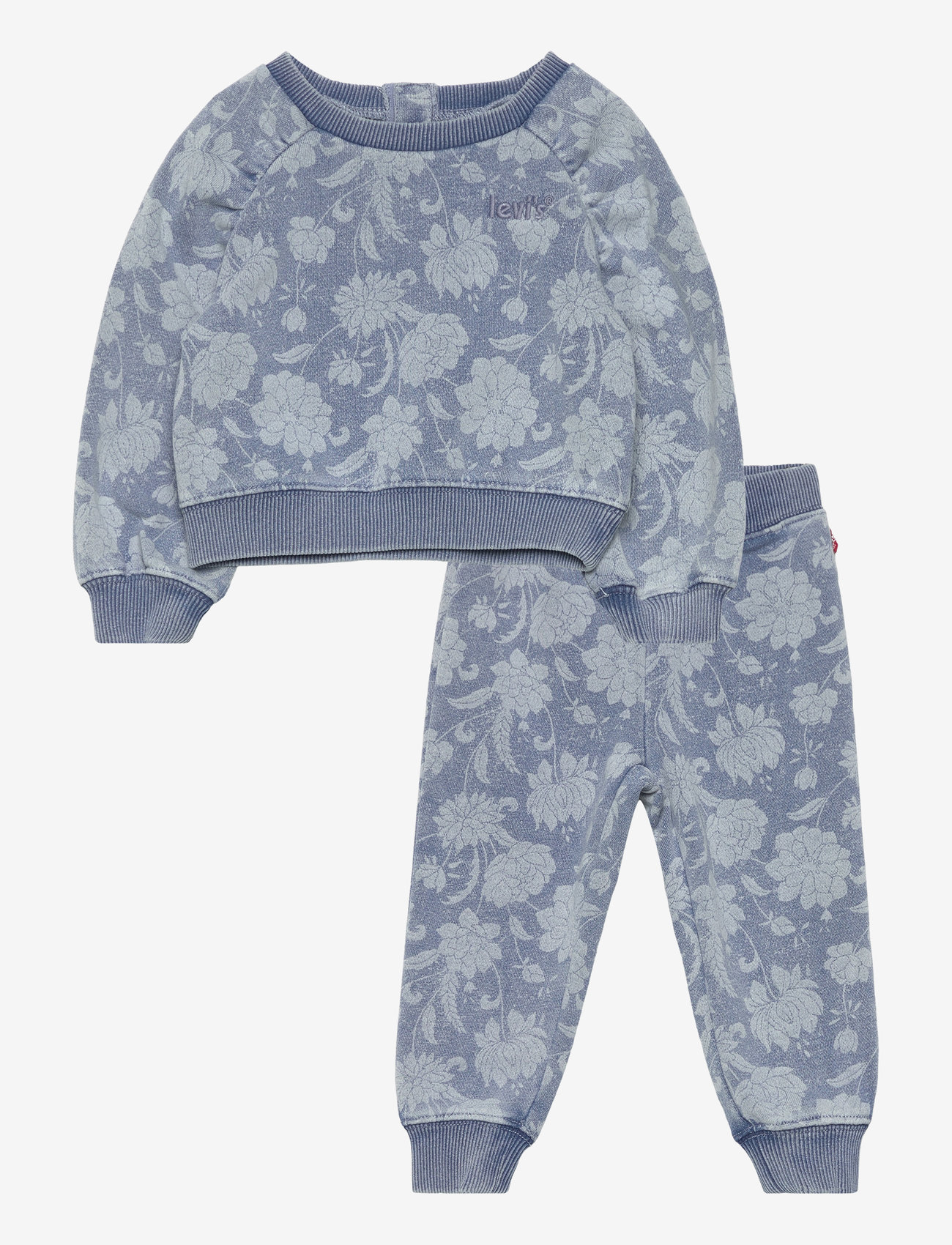 Levi's - Levi's ® Floral Sweat Set - sportiniai kostiumai - blue - 0