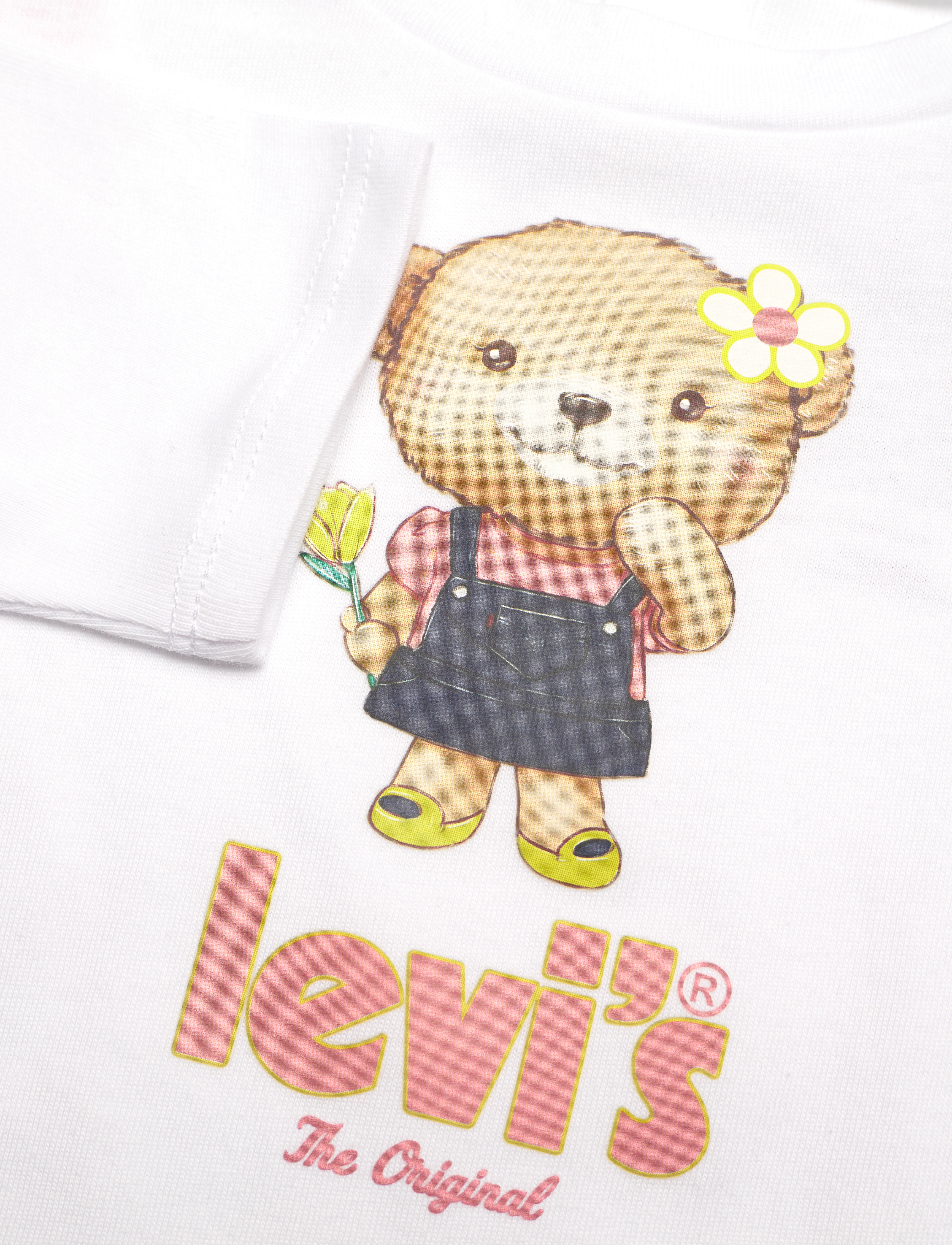 Levi's - Levi's® Ruffle Tee and Jeans Set - white - 4