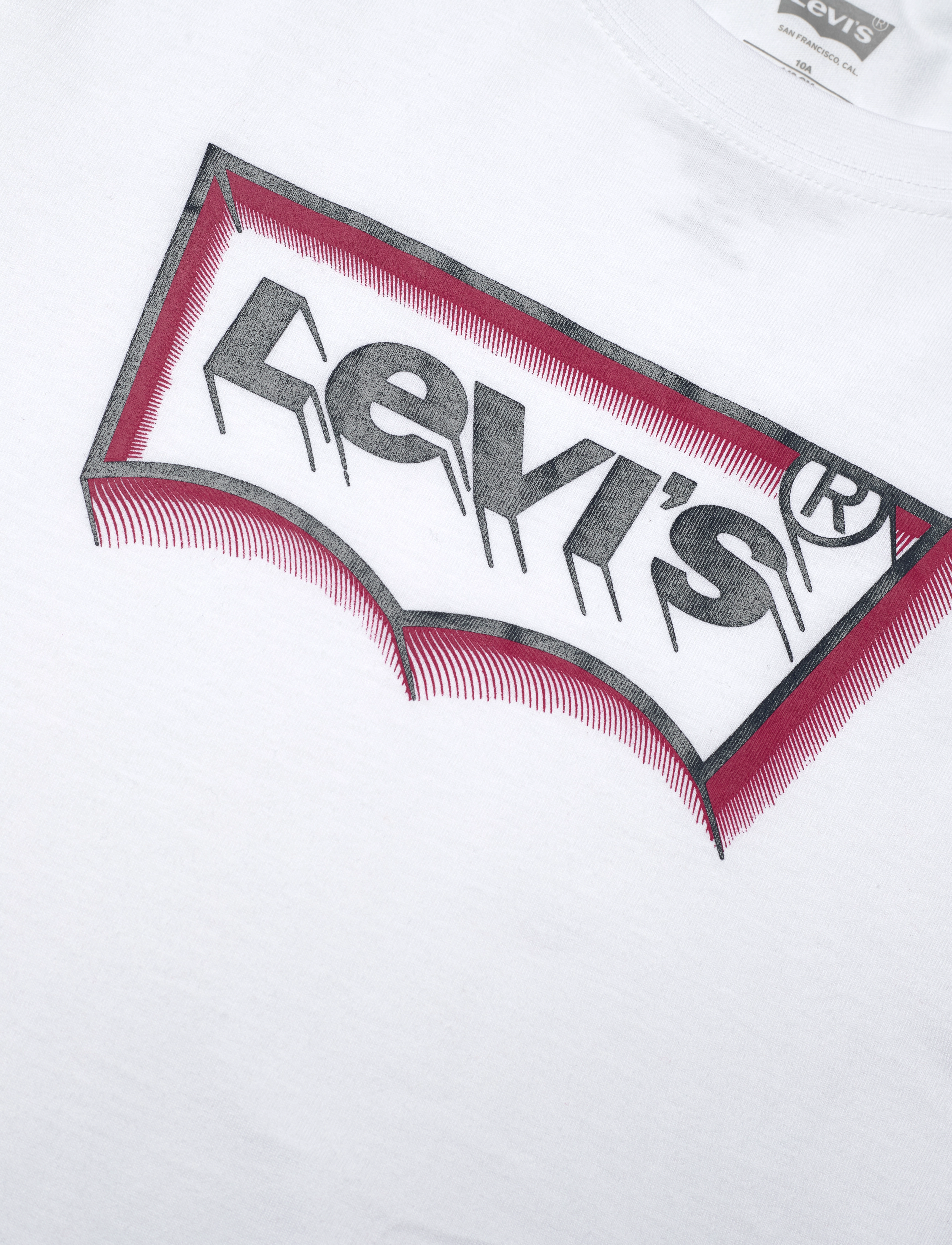 Levi's - Levi's® Glow Effect Batwing Long Sleeve Tee - white - 2