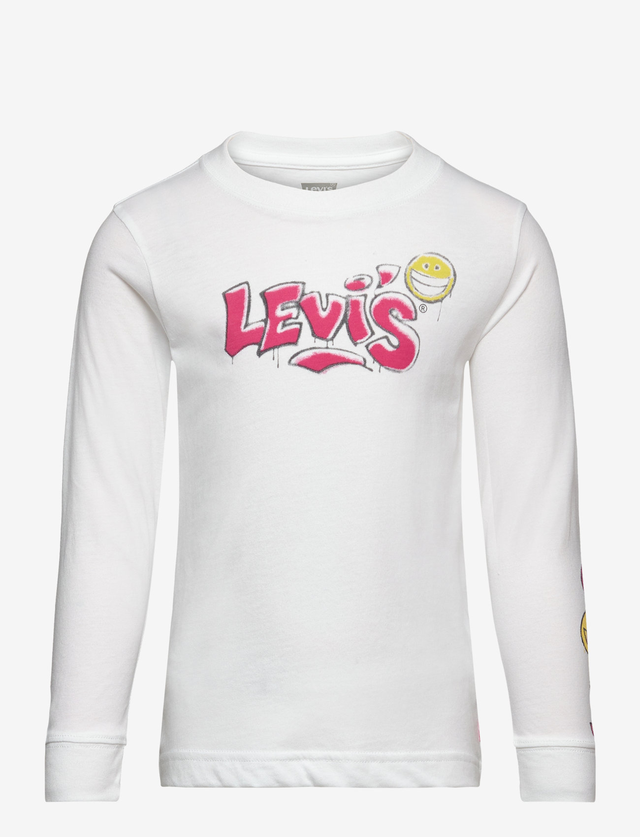 Levi's - Levi's® Sprayed Logo Long Sleeve Tee - white - 0