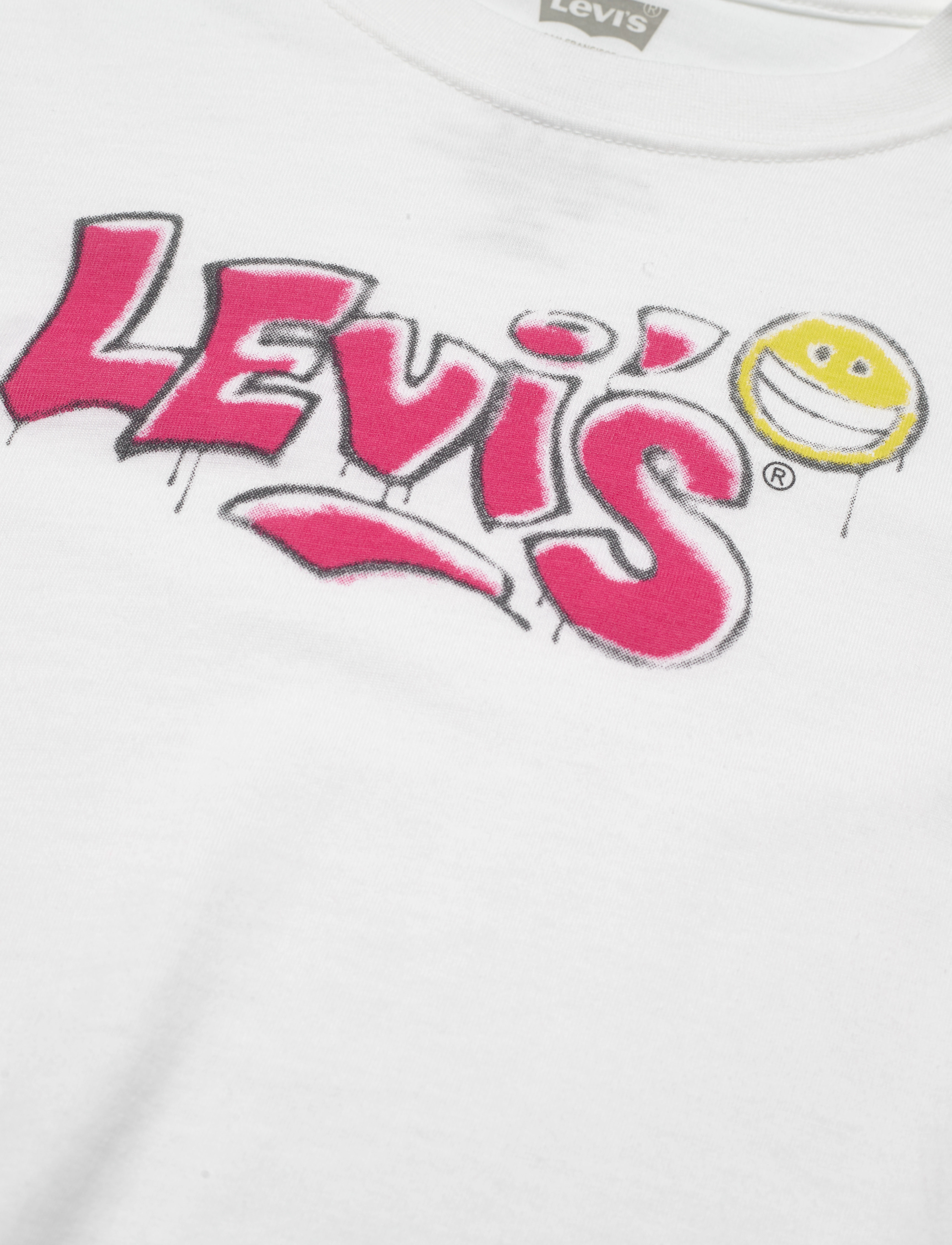 Levi's - Levi's® Sprayed Logo Long Sleeve Tee - white - 2