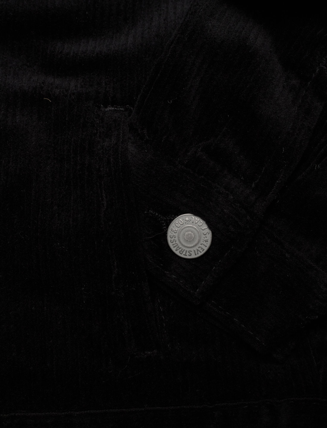 Levi's corduroy 2025 jacket black