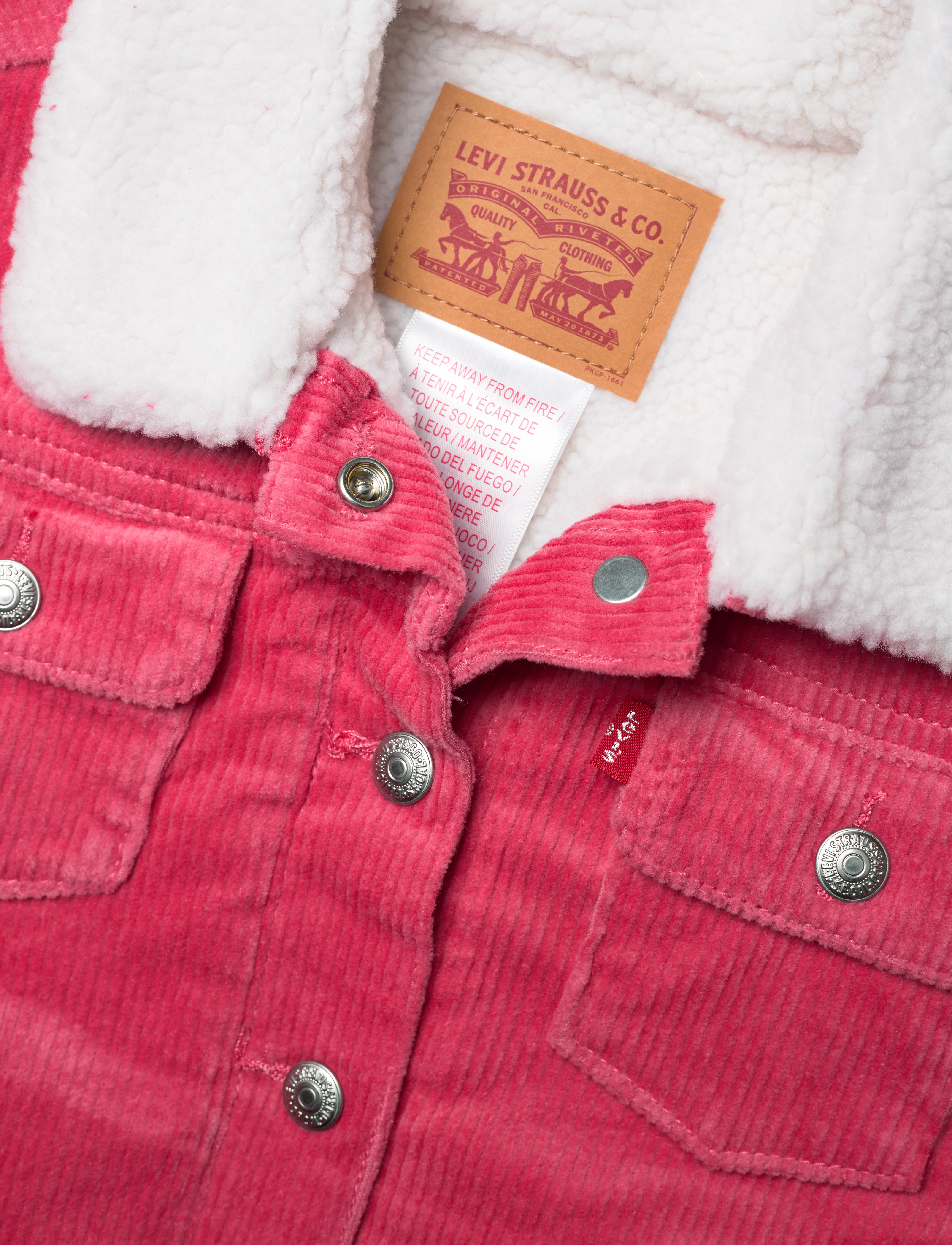 Levi's - Levi's® Baggy Corduroy Trucker Jacket - pink - 2