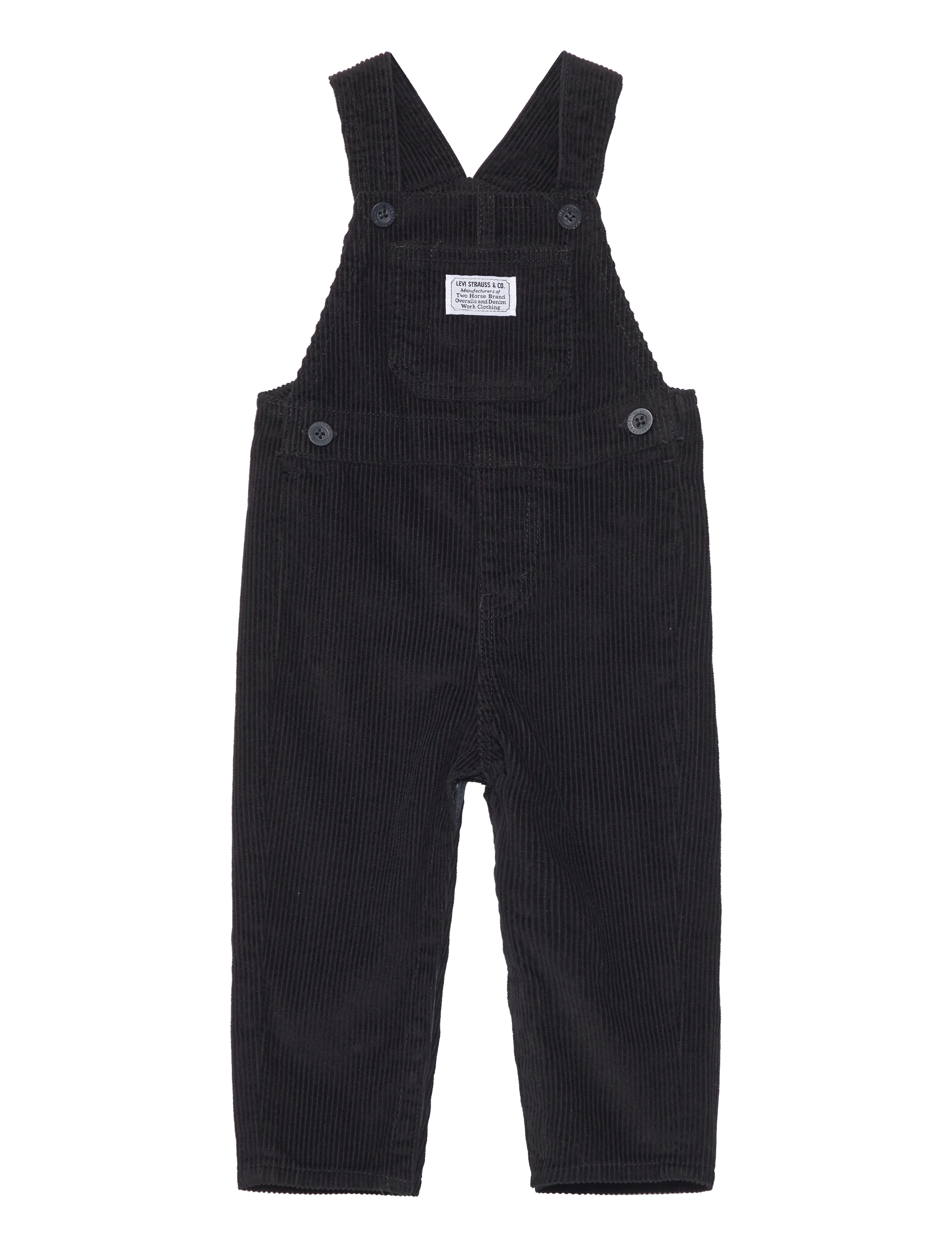 Levi's - Levi's® Tee and Corduroy Overalls Set - black - 2