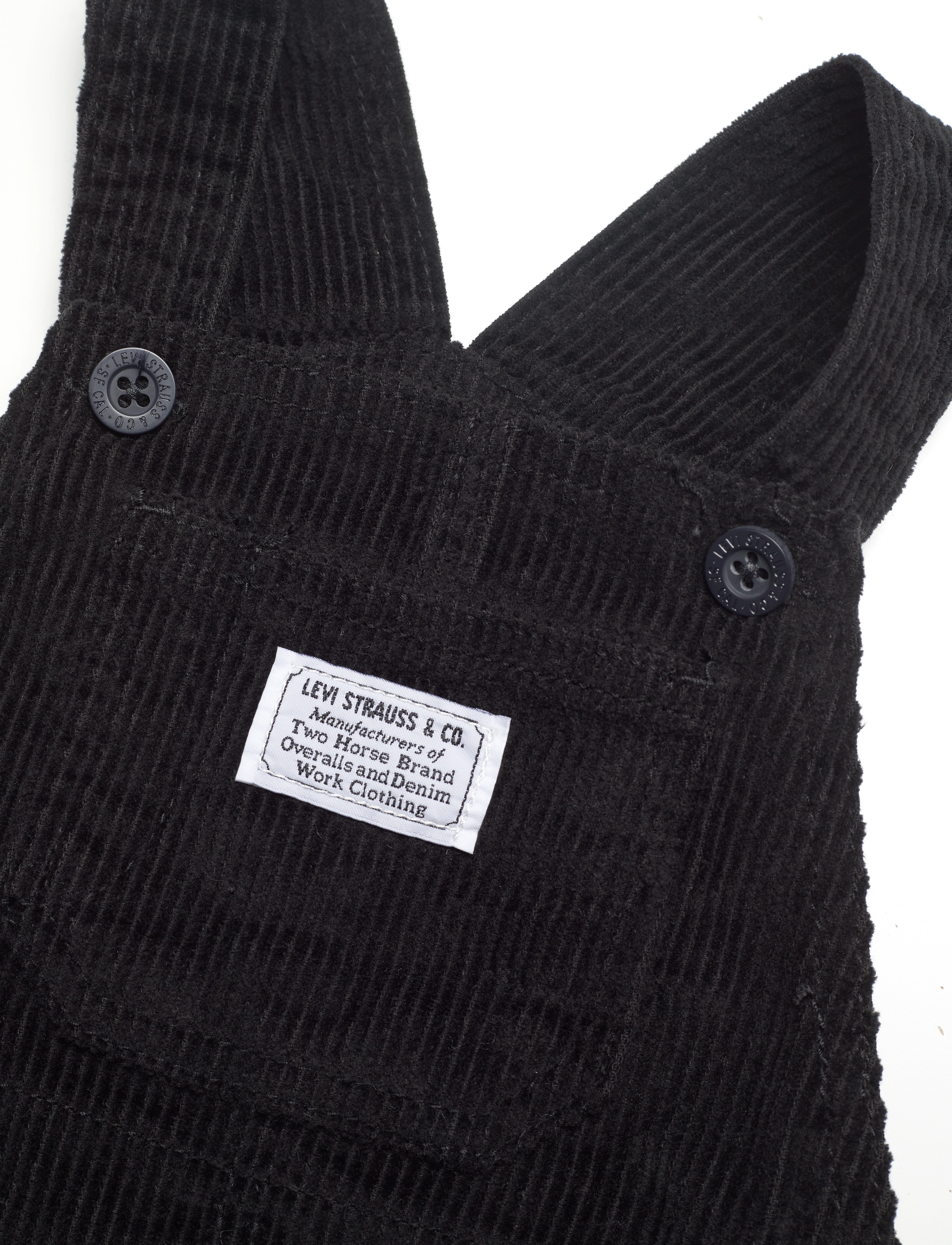 Levi's - Levi's® Tee and Corduroy Overalls Set - black - 5
