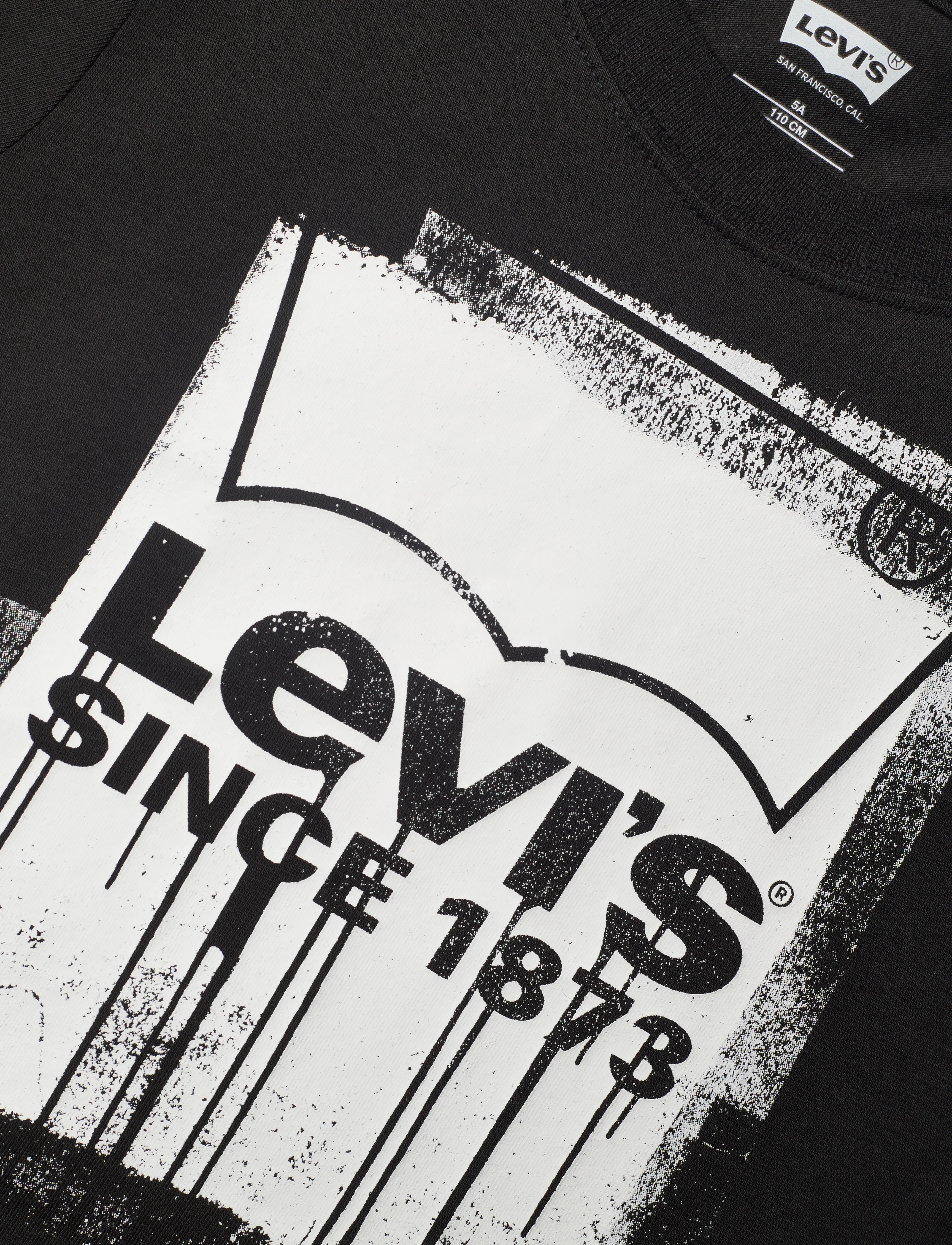 Levi's - Levi's® Wet Paint Long Sleeve Tee - black - 2