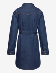 Levi's - Levi's® Western Shirt Dress - långärmade vardagsklänningar - blue - 1