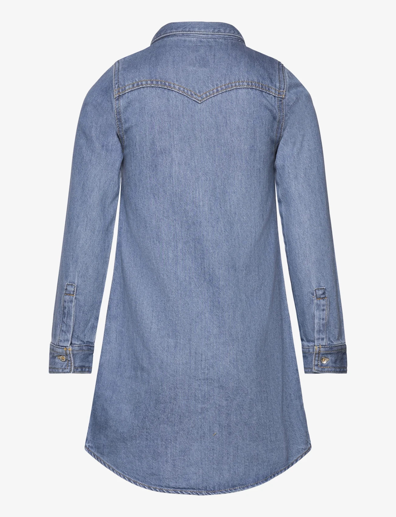 Levi's - Levi's® Western Shirt Dress - langærmede hverdagskjoler - blue - 1