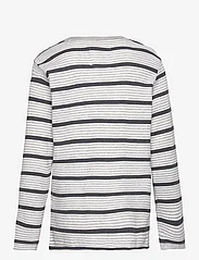 Levi's - Levi's® Long Sleeve Striped Thermal Tee - langermede t-skjorter - grey - 1